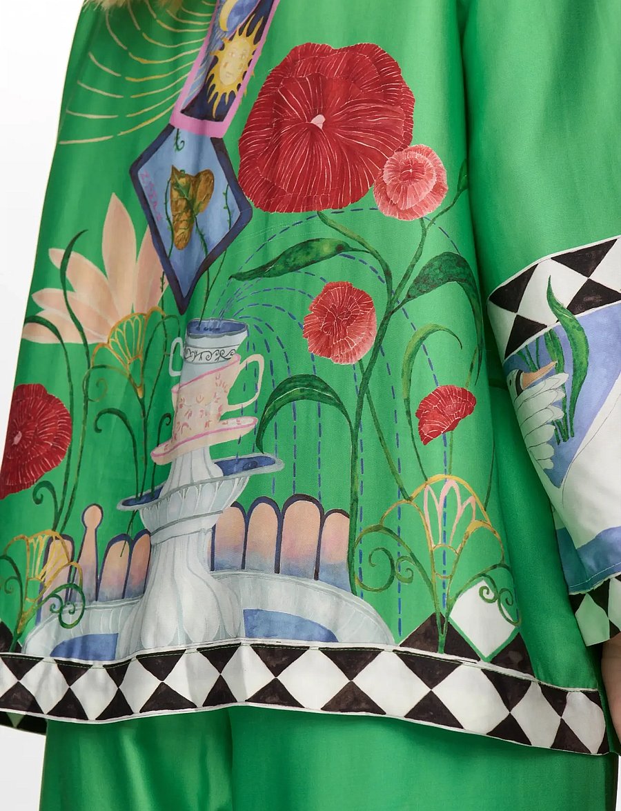 Nümph - NUADELINA SHIRT - pikkade varrukatega särgid - vibrant green - 4