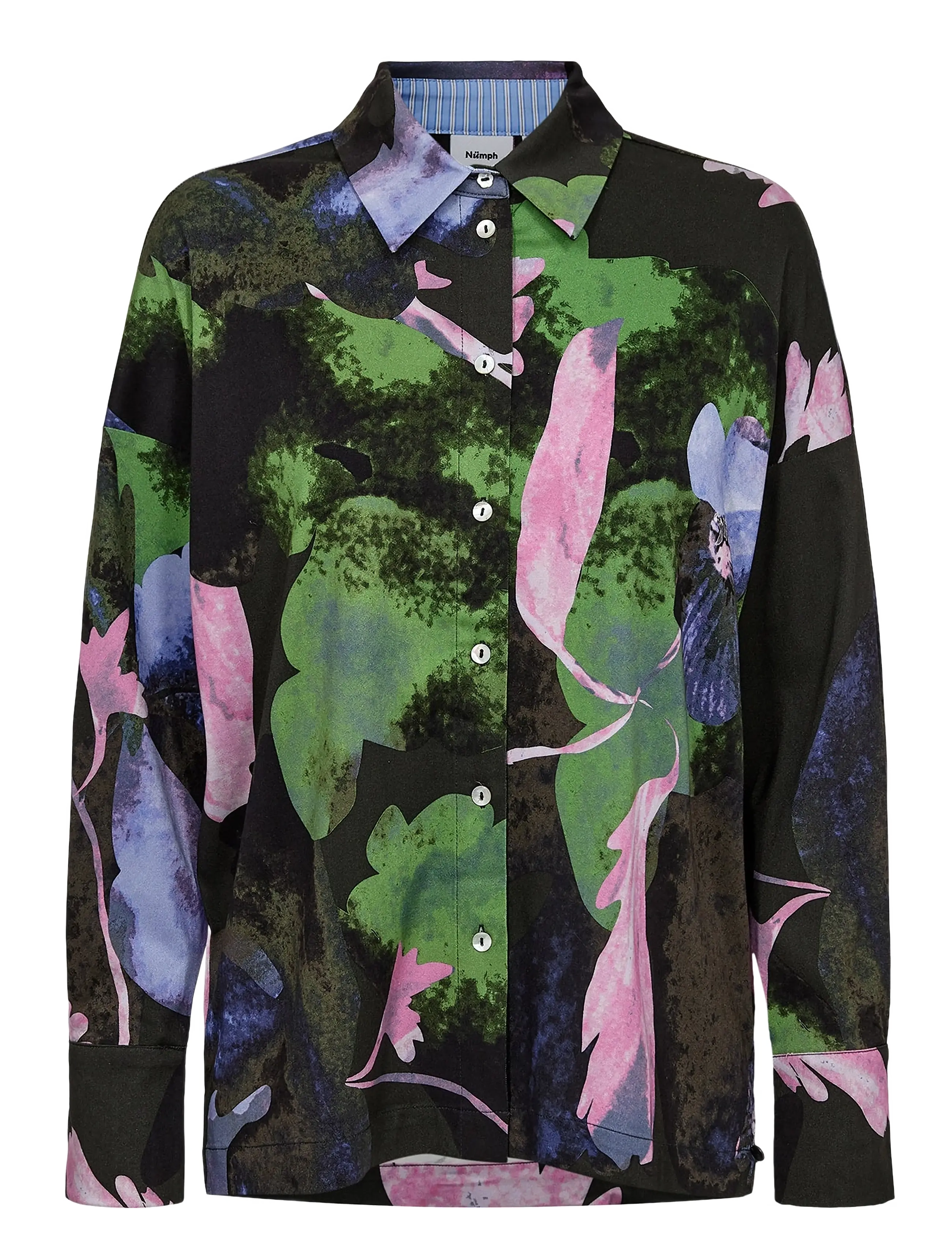 NÜMPH Nufeya Shirt Patterned - 40 - Damen