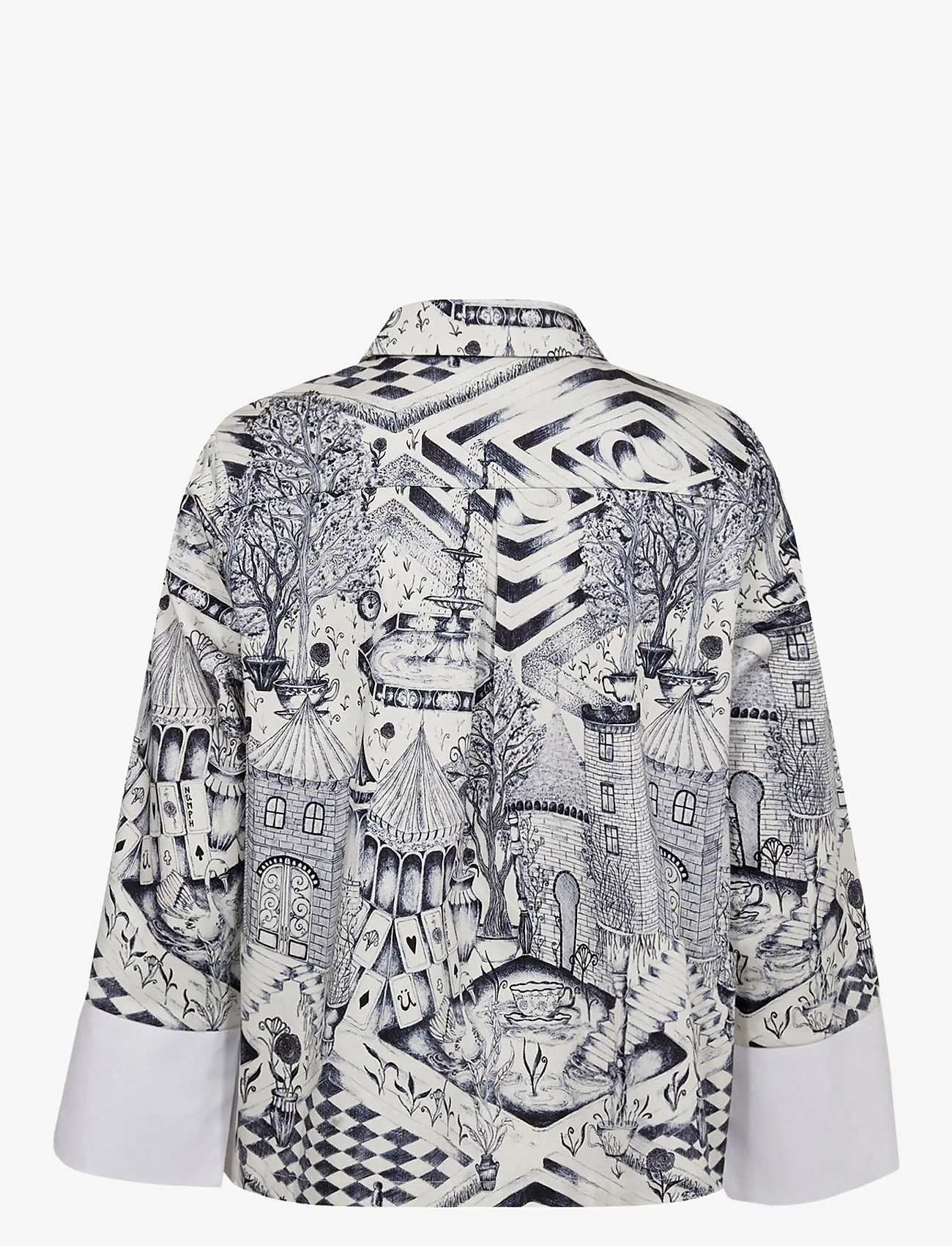Nümph - NUGARDENIA SHIRT - pikkade varrukatega särgid - cloud dancer - 2