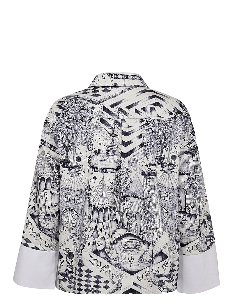 Nümph - NUGARDENIA SHIRT - pikkade varrukatega särgid - cloud dancer - 2