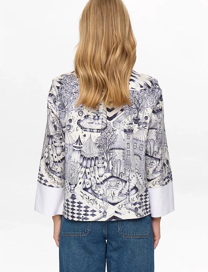 Nümph - NUGARDENIA SHIRT - pikkade varrukatega särgid - cloud dancer - 3