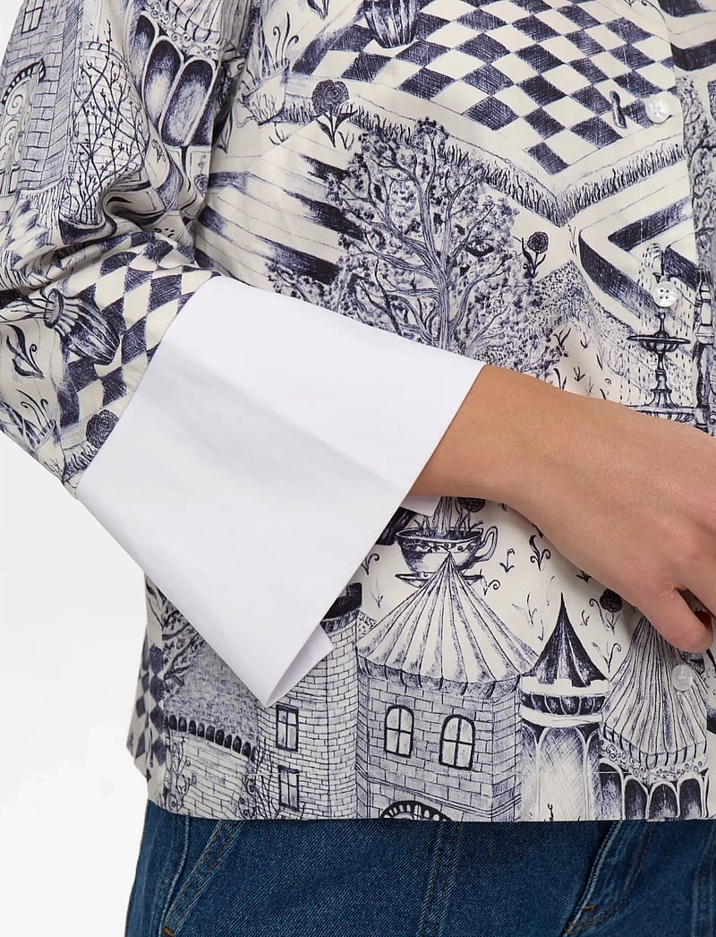 Nümph - NUGARDENIA SHIRT - langärmlige hemden - cloud dancer - 5