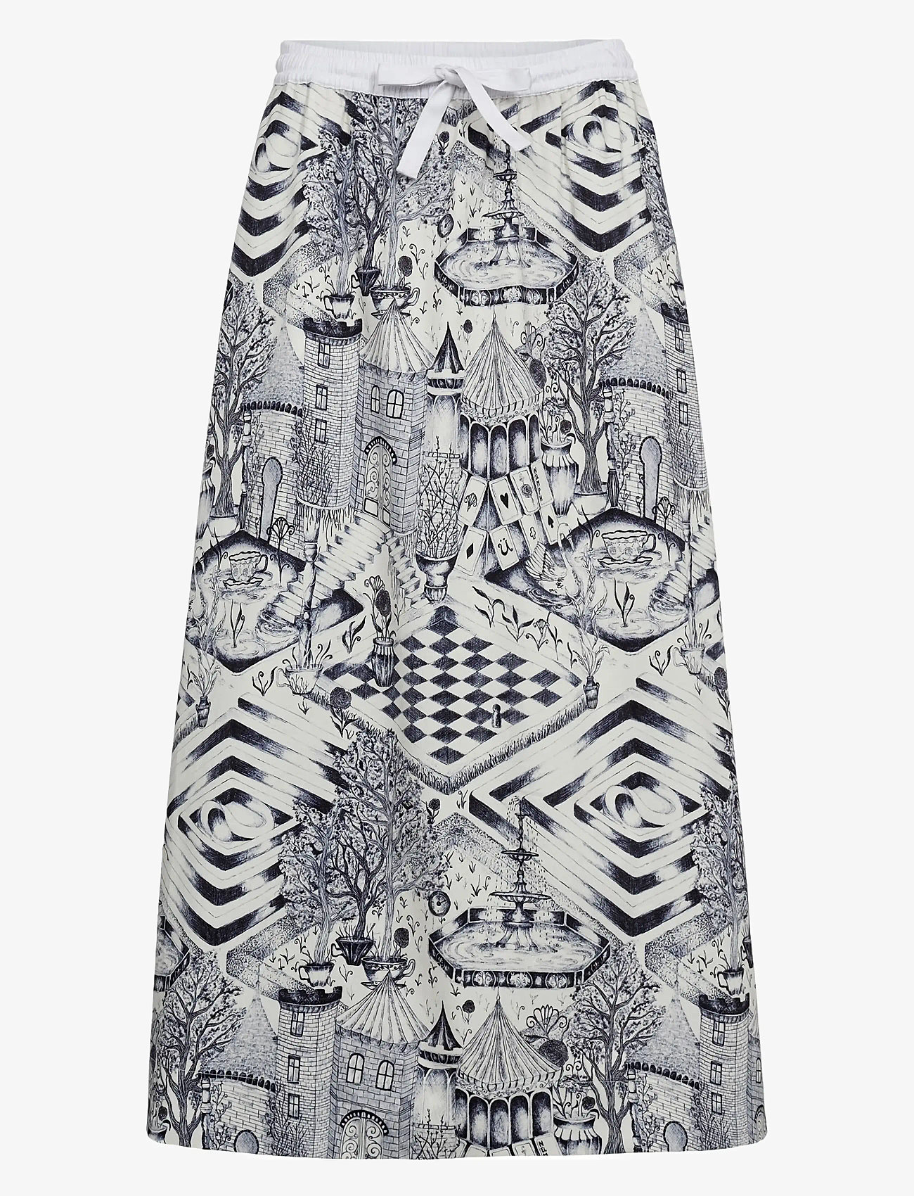 Nümph - NUGARDENIA SKIRT - maxi nederdele - cloud dancer - 1