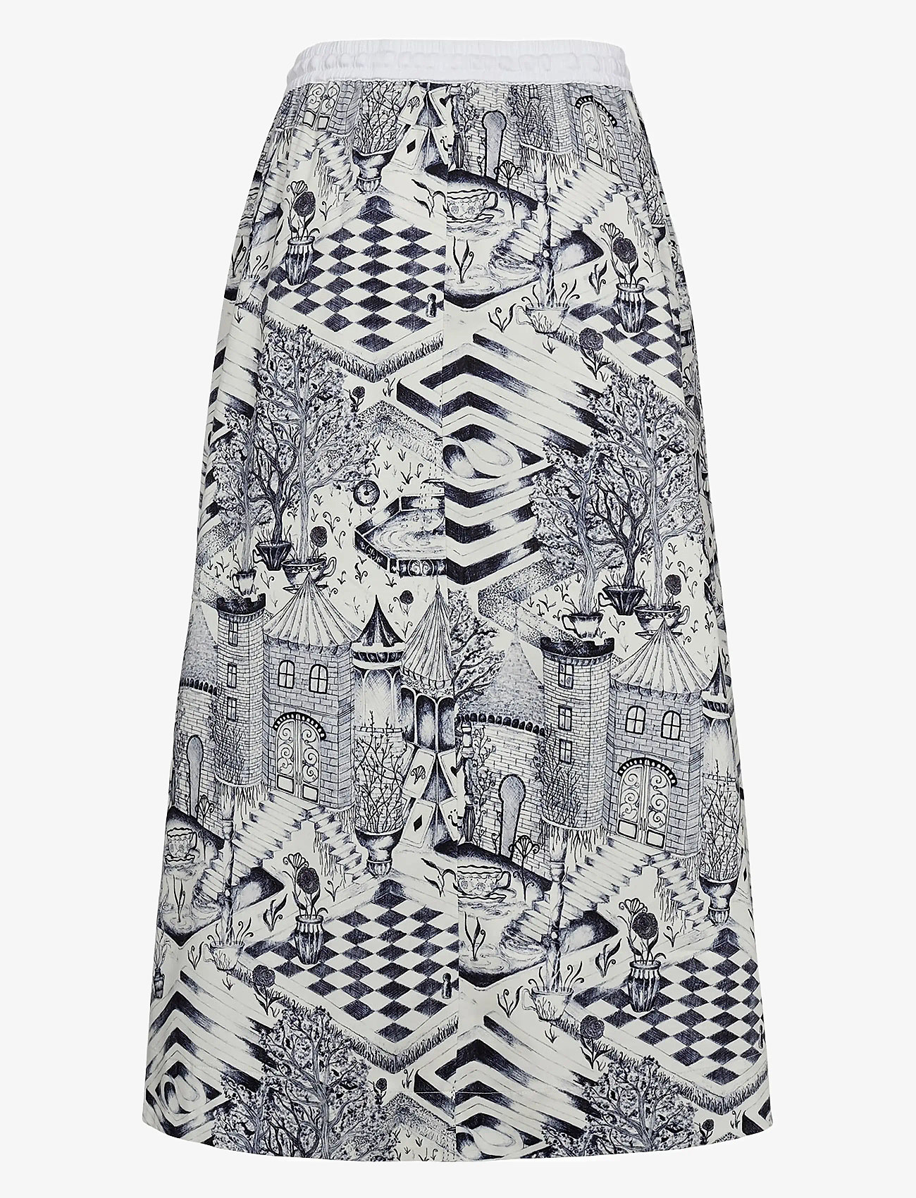 Nümph - NUGARDENIA SKIRT - maxi nederdele - cloud dancer - 2