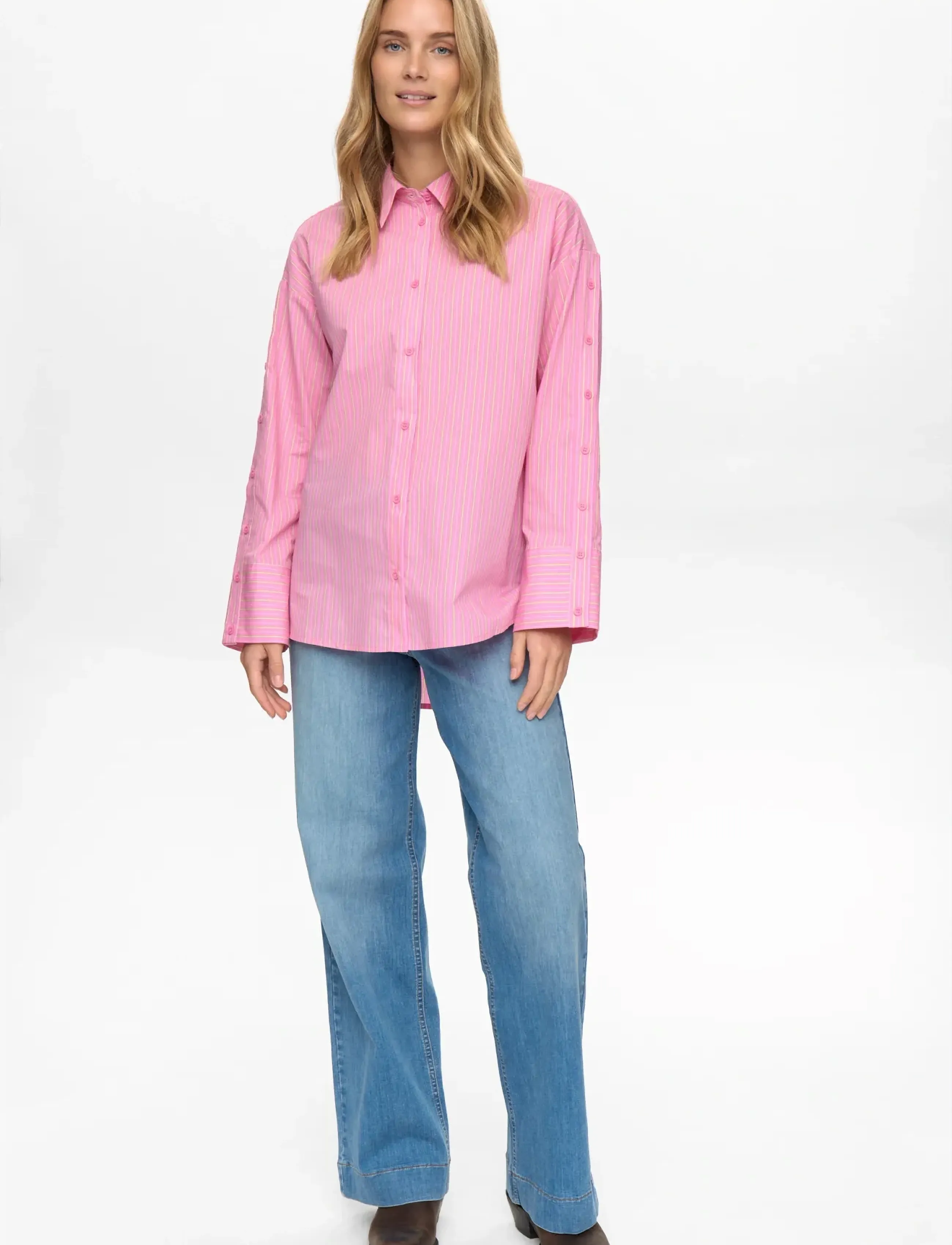 Nümph NUALICA SHIRT - Blouses & Shirts - FUCHSIA PINK / pink/rose