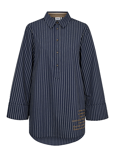 Nümph NUASTRA SHIRT - Hversdagsleg Tíska - DARK SAPPHIRE / navy