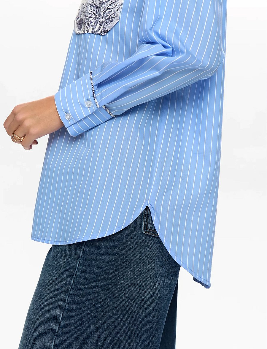 Nümph - NUAVIVA SHIRT - pikkade varrukatega särgid - hydrangea - 5