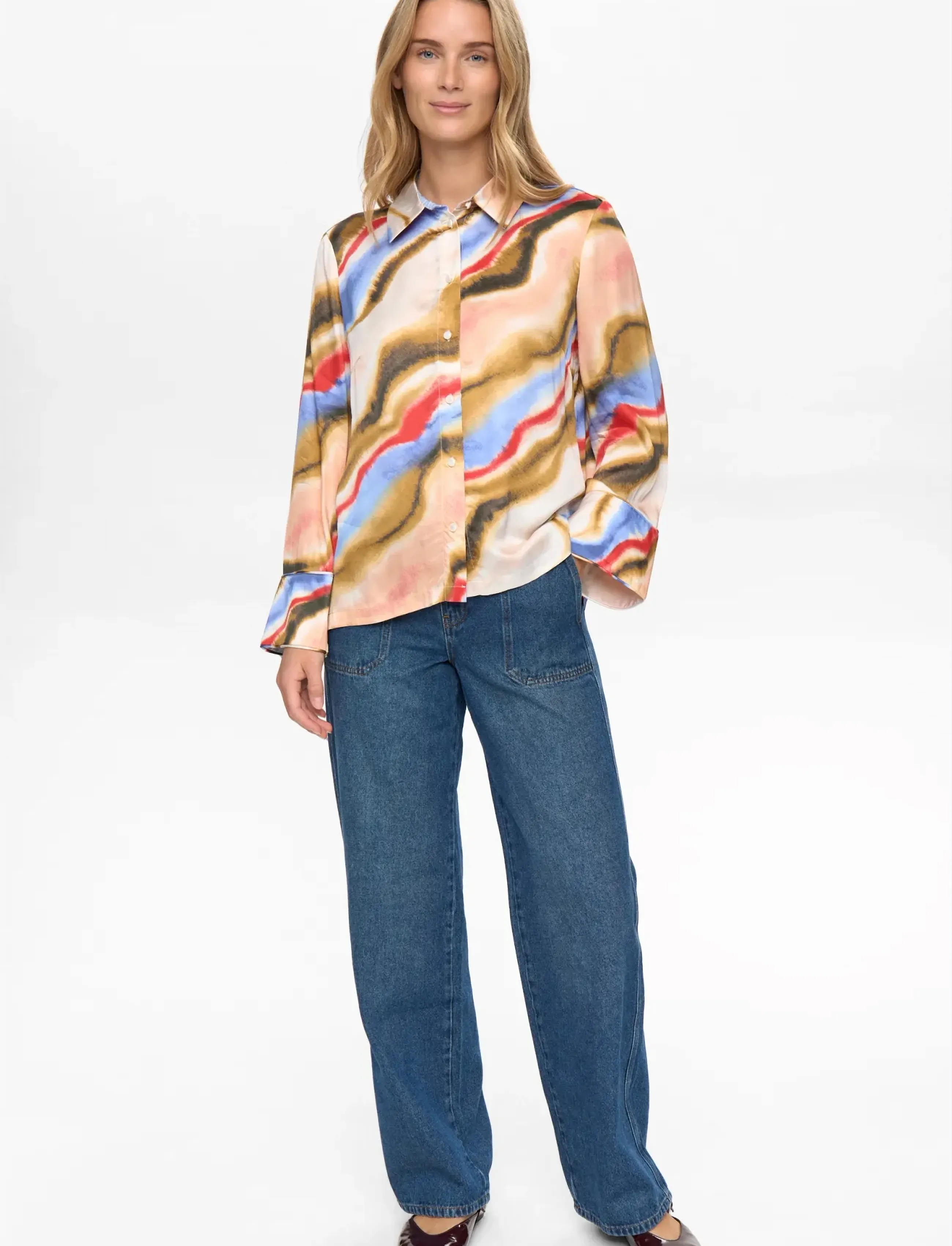 Nümph NUSIKKA SHIRT - Skjortor - PRISTINE / multi