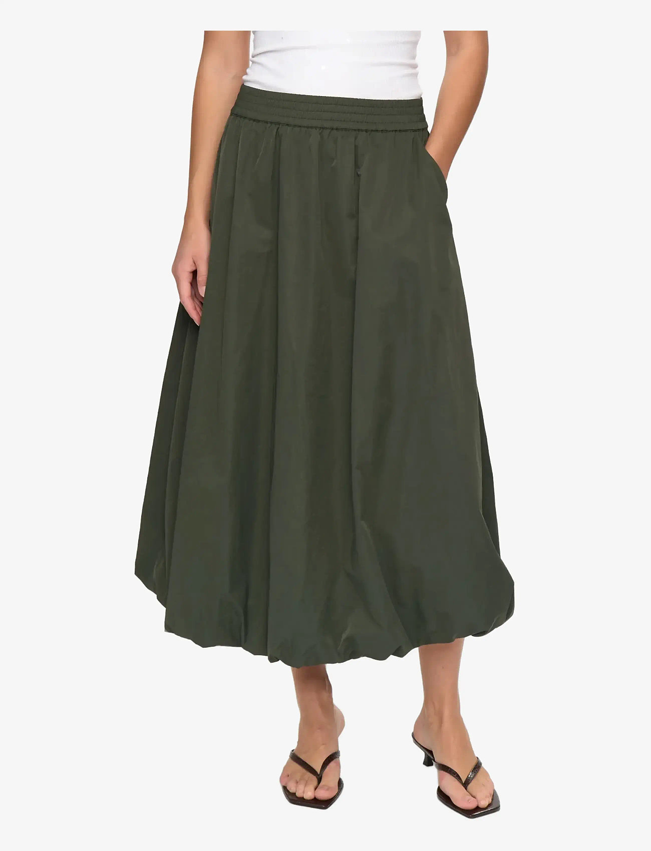 Nümph - NUFRANKIE BALLOON SKIRT - midi skirts - rosin - 0