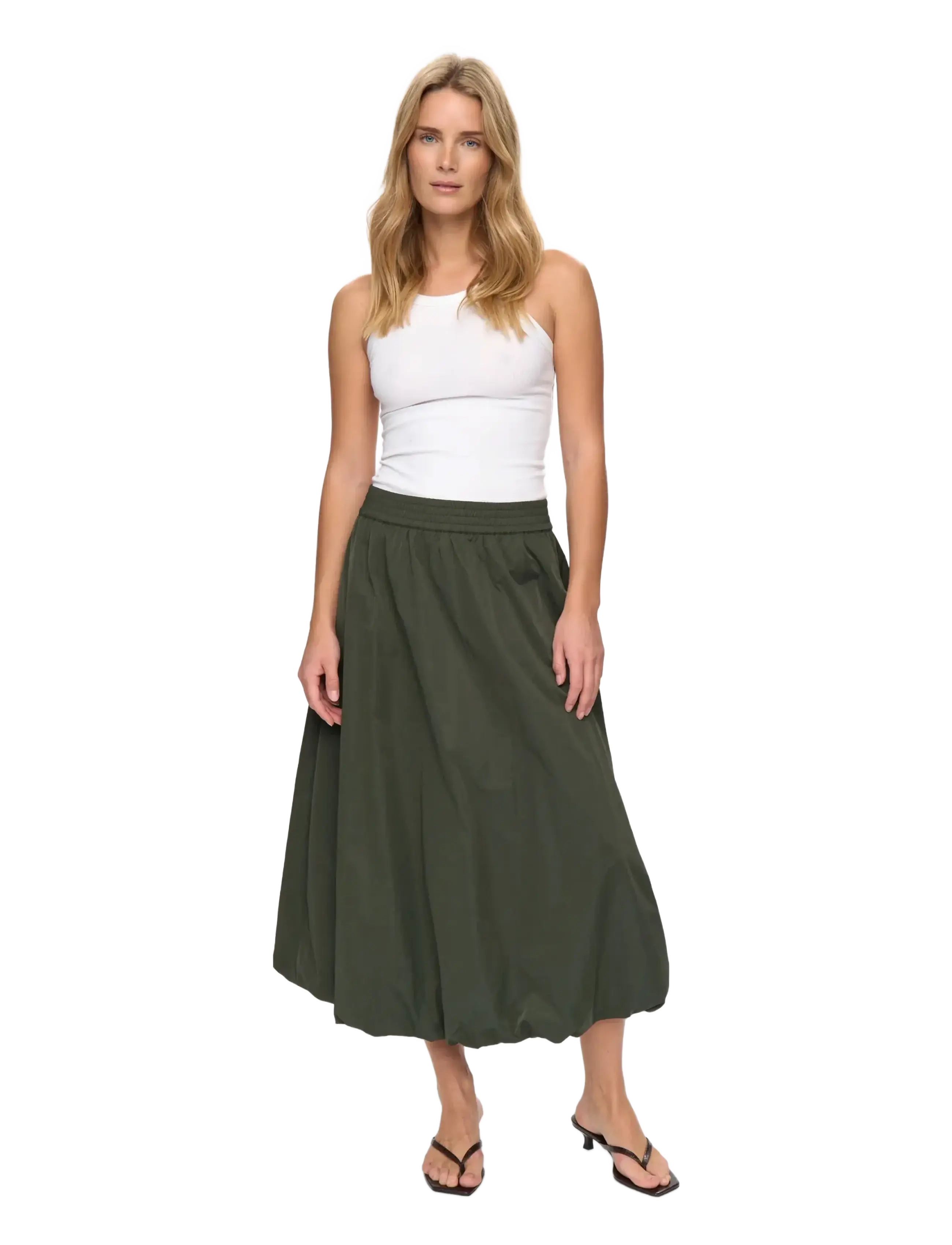 Nümph - NUFRANKIE BALLOON SKIRT - maxi skirts - rosin - 2