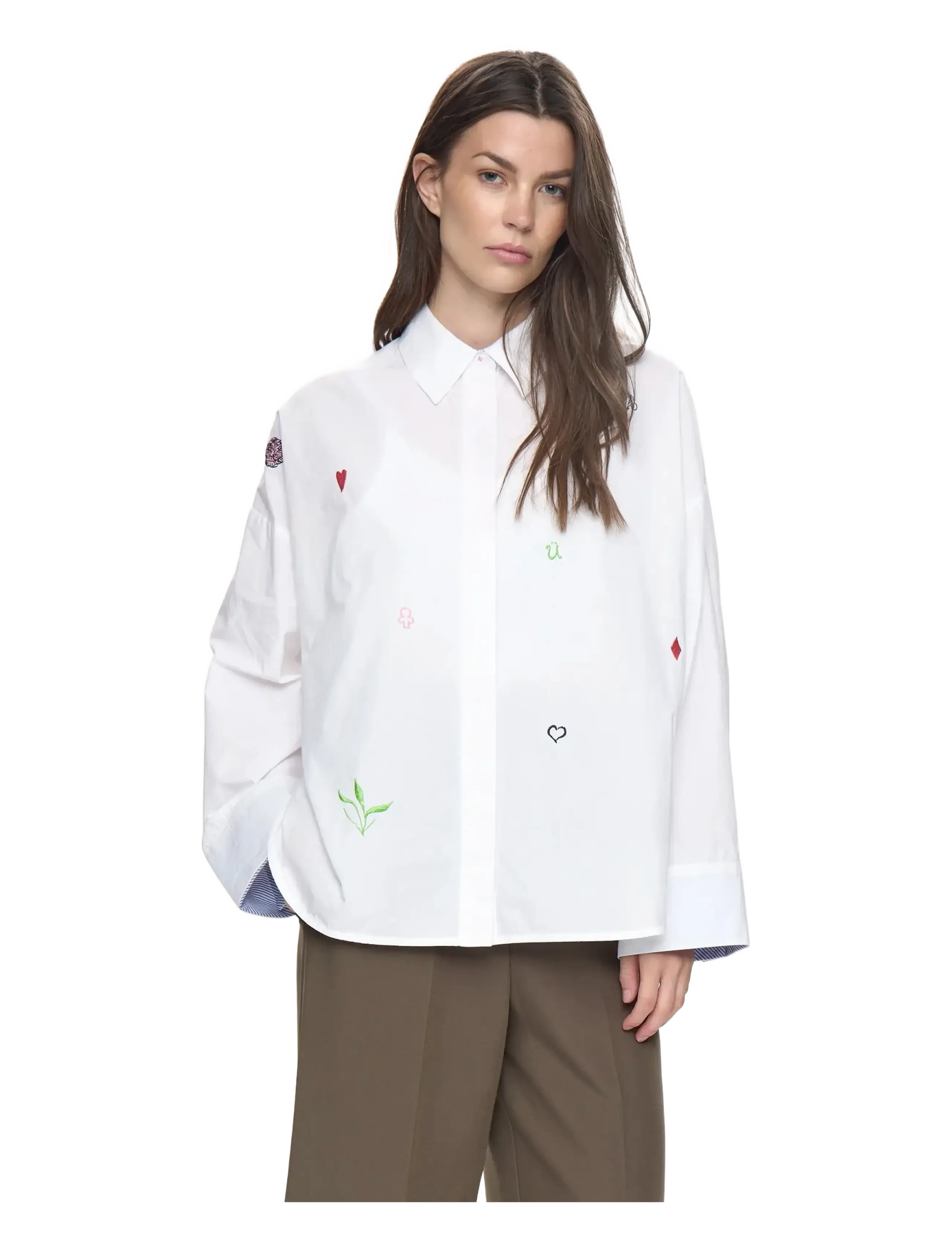 Nümph NUJUNA SHIRT - Tøj - CLOUD DANCER / white