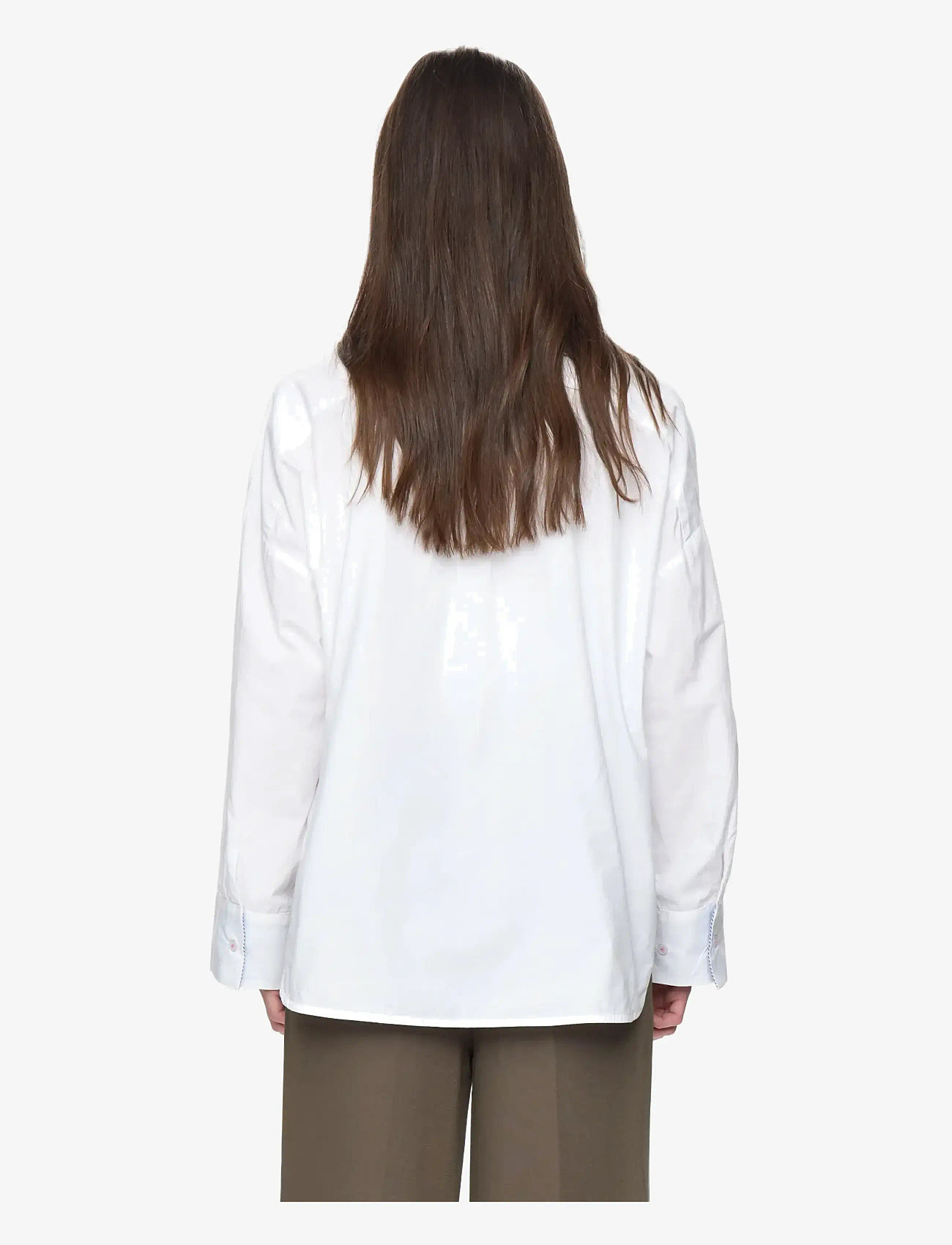 Nümph - NUJUNA SHIRT - pikkade varrukatega särgid - cloud dancer - 1