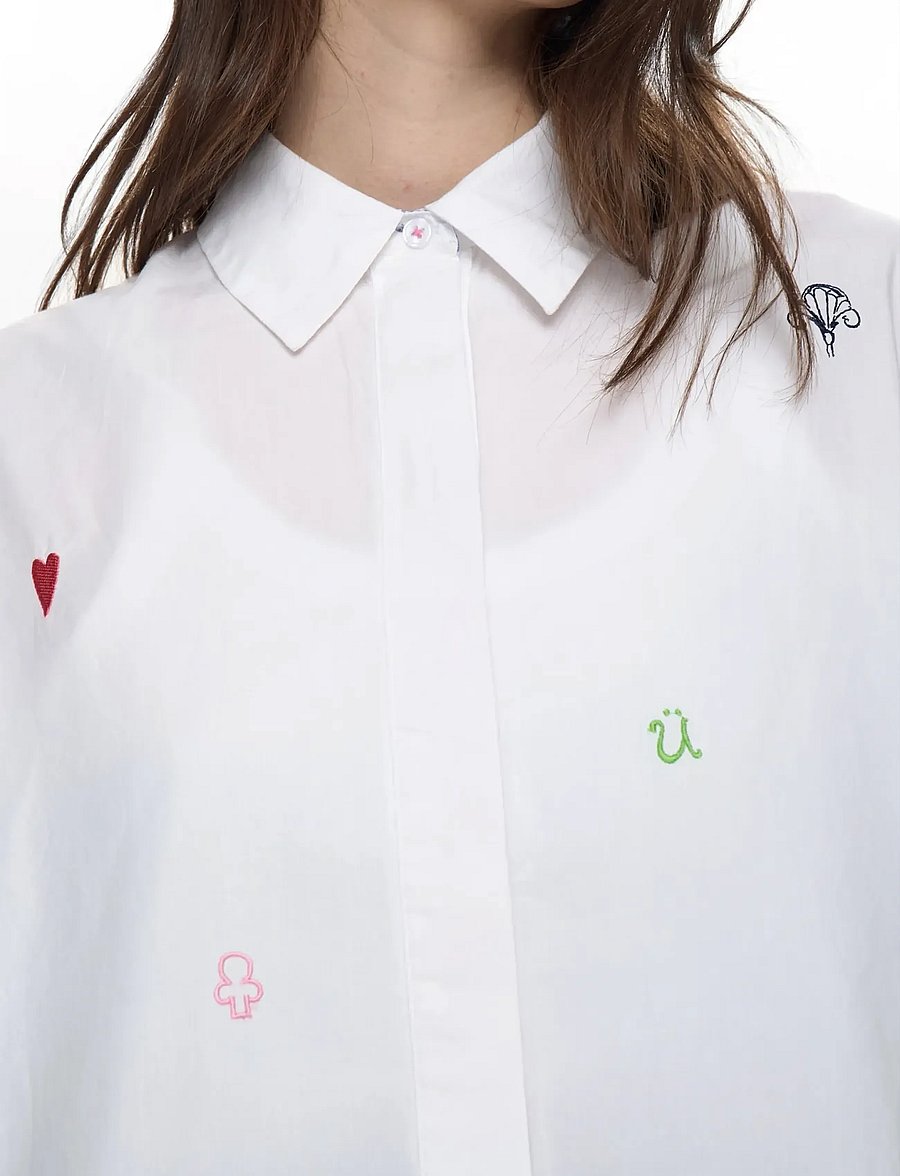 Nümph - NUJUNA SHIRT - långärmade skjortor - cloud dancer - 4