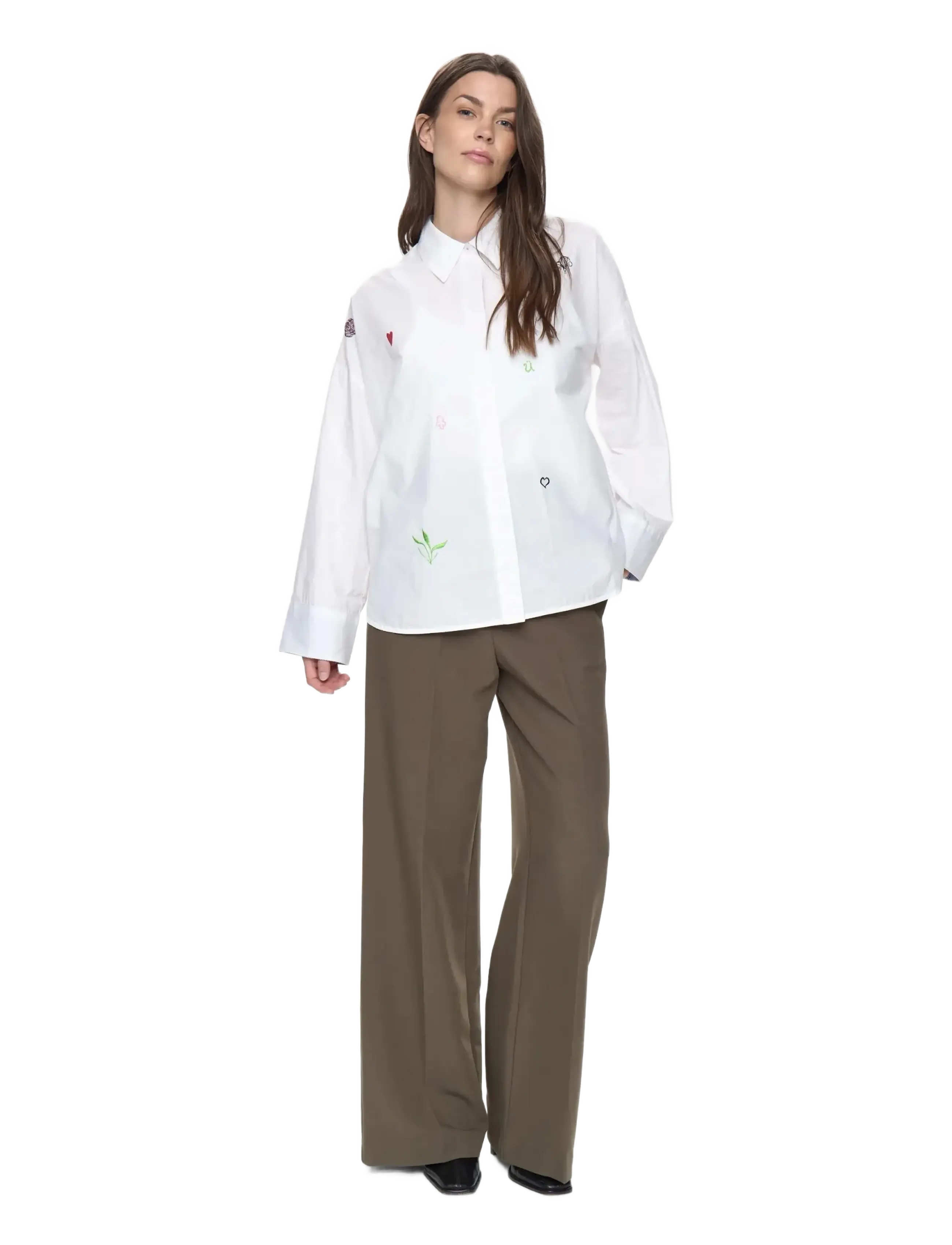 Nümph - NUJUNA SHIRT - cloud dancer - 2