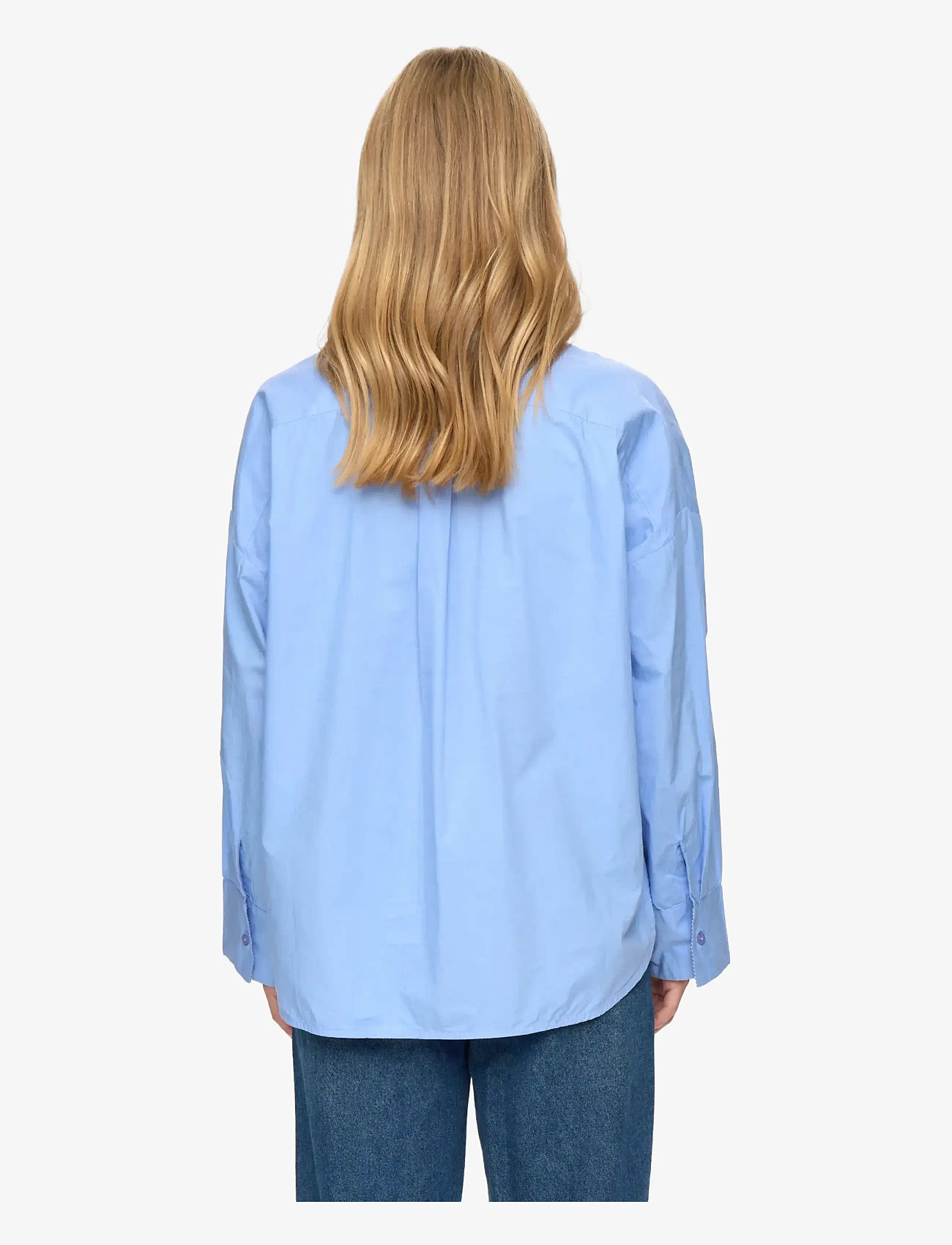 Nümph - NUJUNA SHIRT - långärmade skjortor - hydrangea - 1