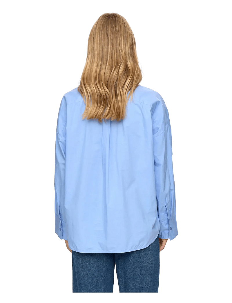 Nümph - NUJUNA SHIRT - långärmade skjortor - hydrangea - 1