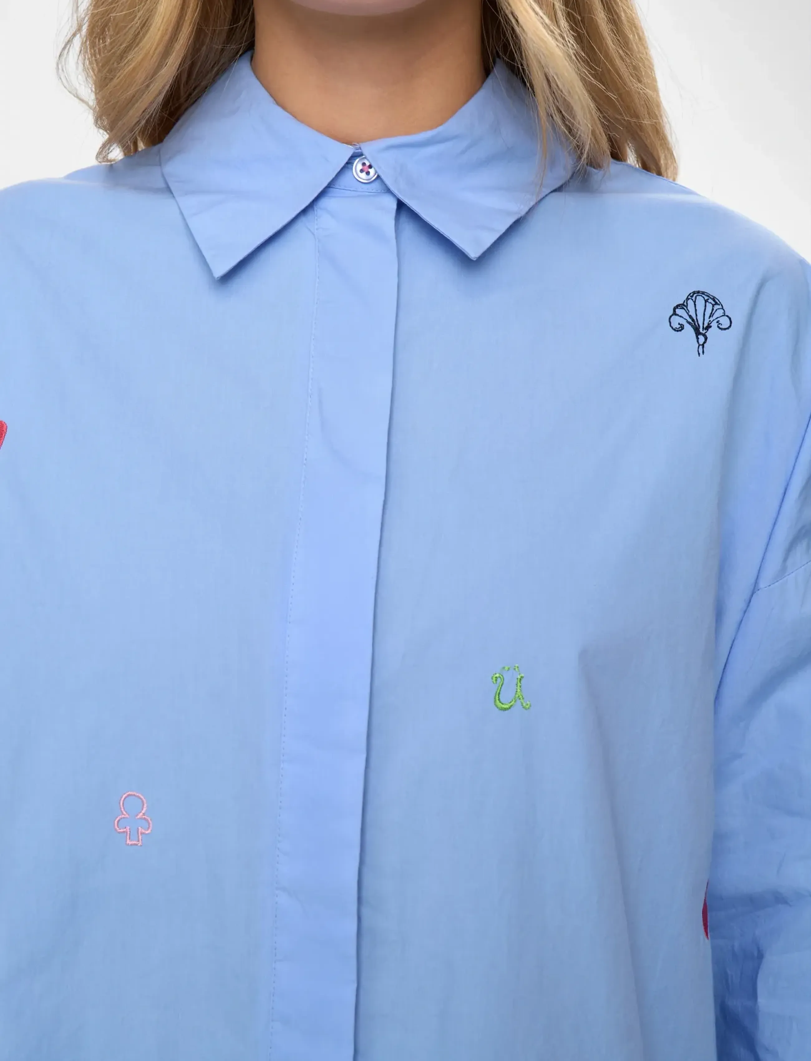 Nümph - NUJUNA SHIRT - langærmede skjorter - hydrangea - 4