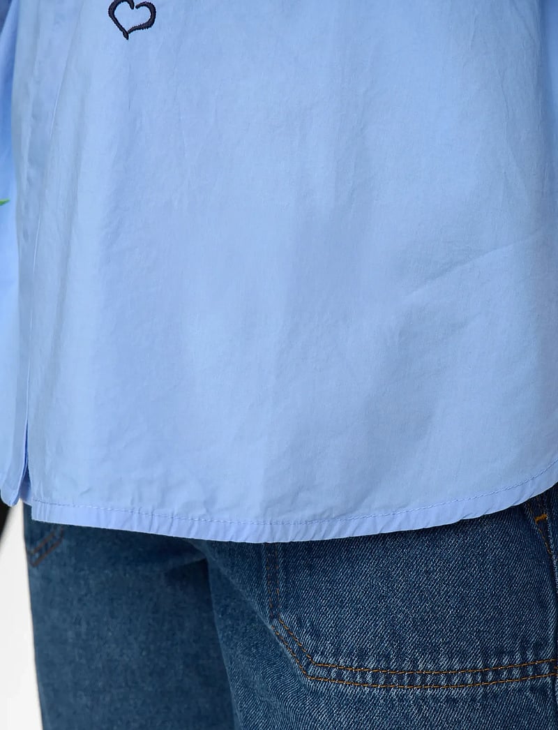 Nümph - NUJUNA SHIRT - långärmade skjortor - hydrangea - 5