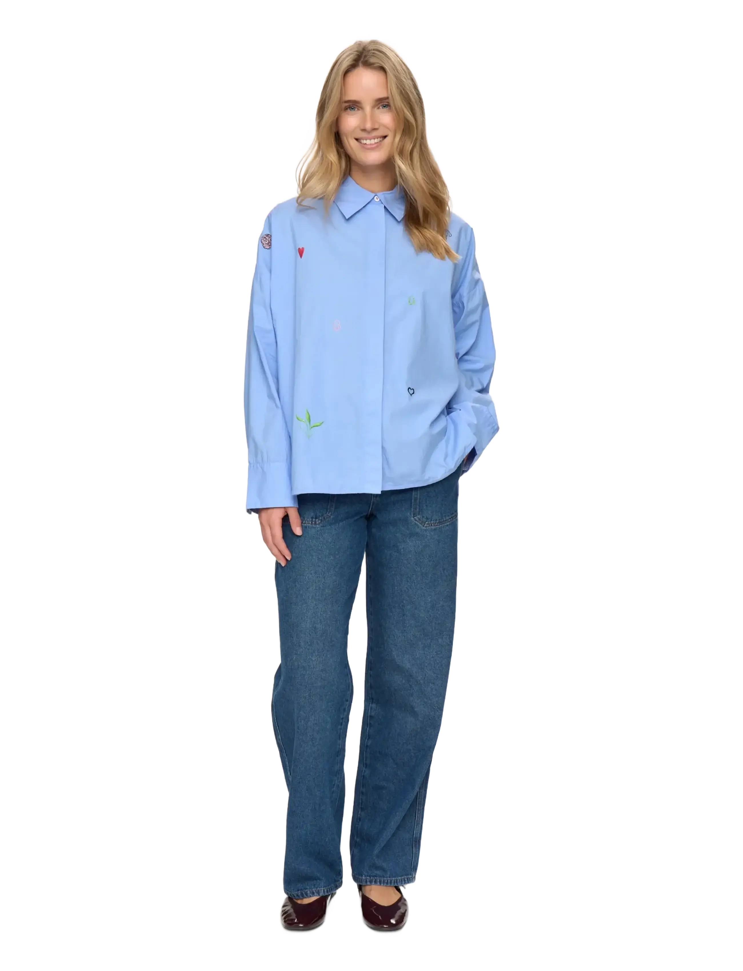 Nümph - NUJUNA SHIRT - langærmede skjorter - hydrangea - 2