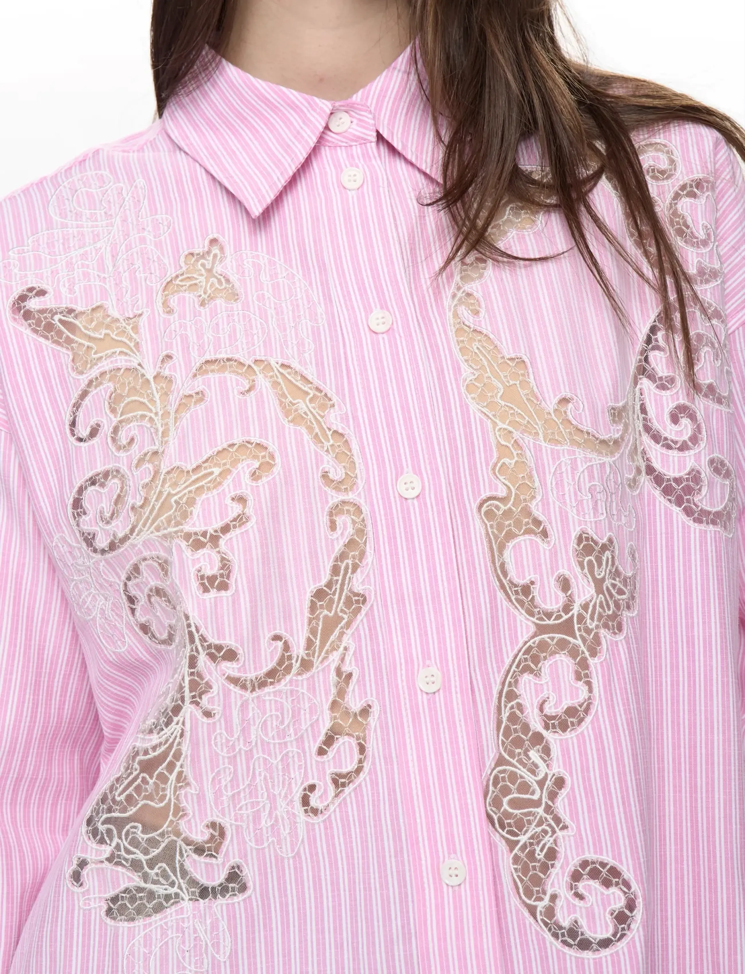 Nümph - NUVALERIE SHIRT - long-sleeved shirts - fuchsia pink - 4