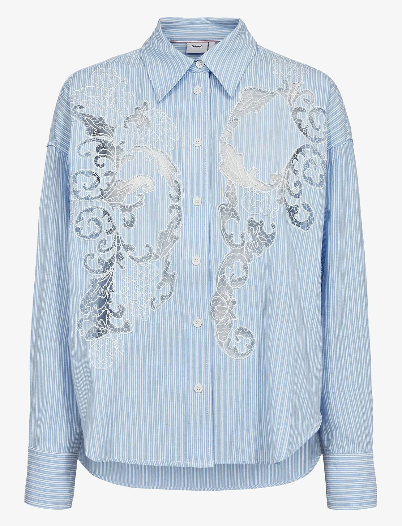 Nümph - NUVALERIE SHIRT - langærmede skjorter - hydrangea - 1