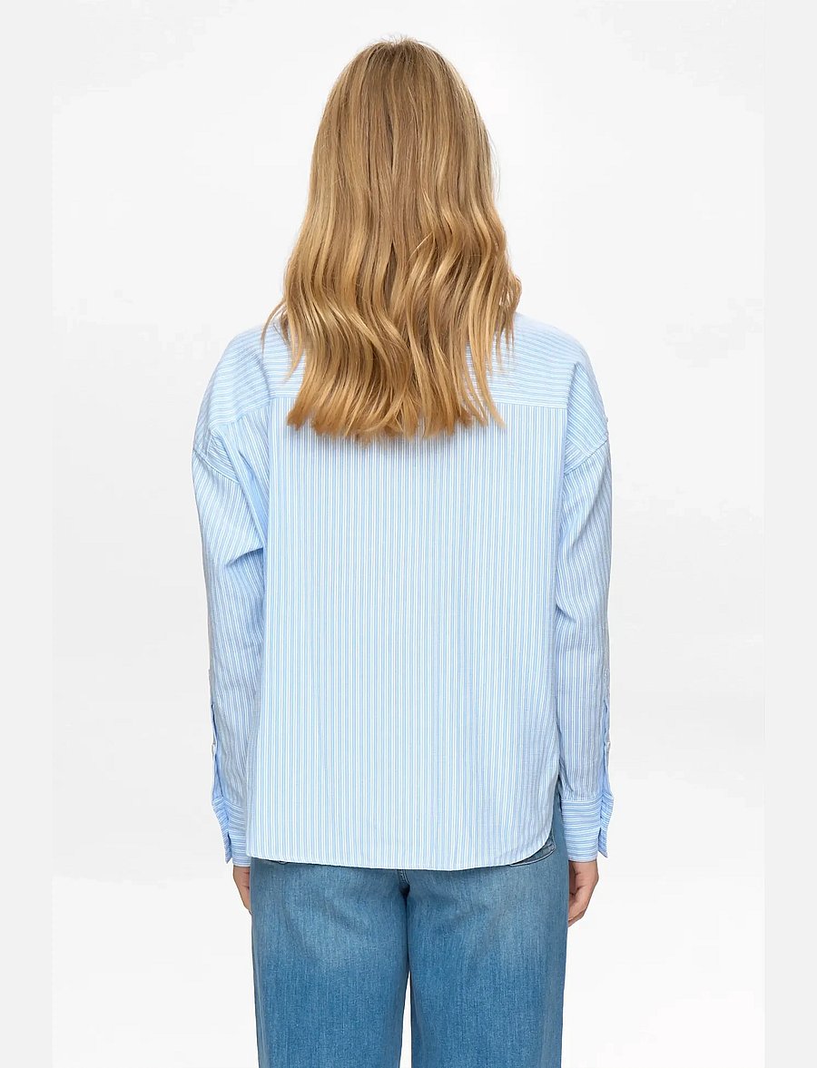 Nümph - NUVALERIE SHIRT - langärmlige hemden - hydrangea - 3