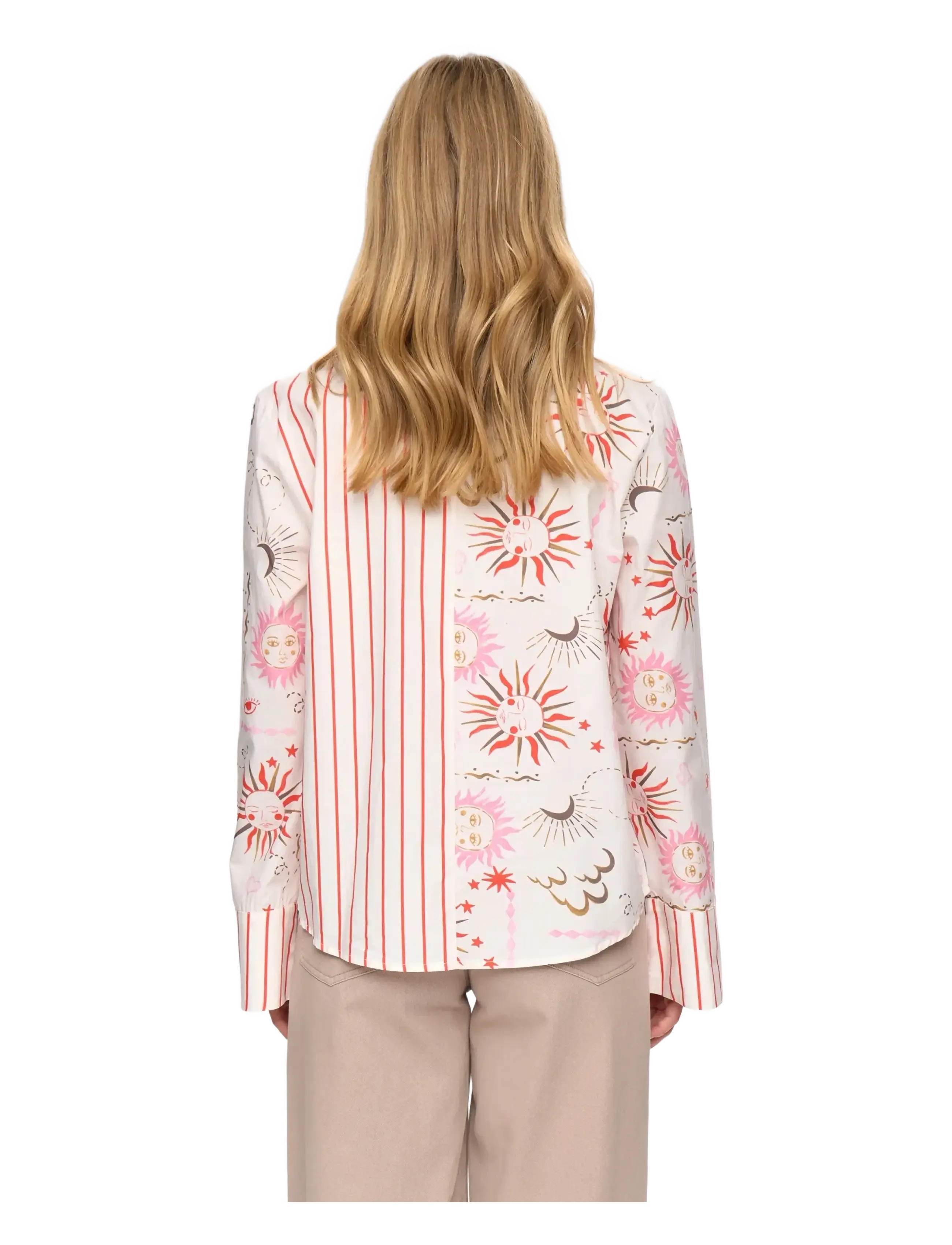 Nümph - NUSOLEIMA MIX SHIRT - cloud dancer - 1
