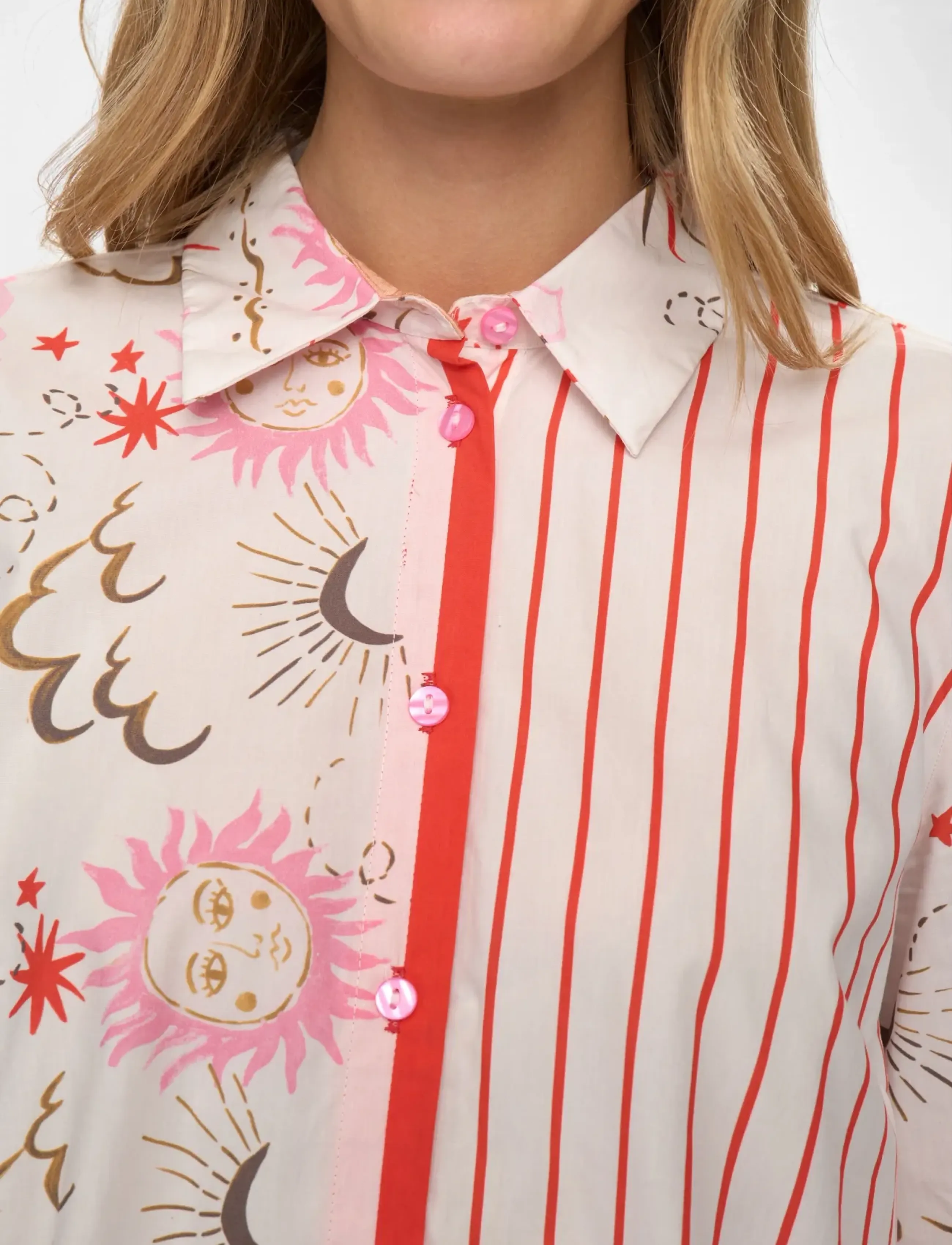 Nümph - NUSOLEIMA MIX SHIRT - cloud dancer - 4