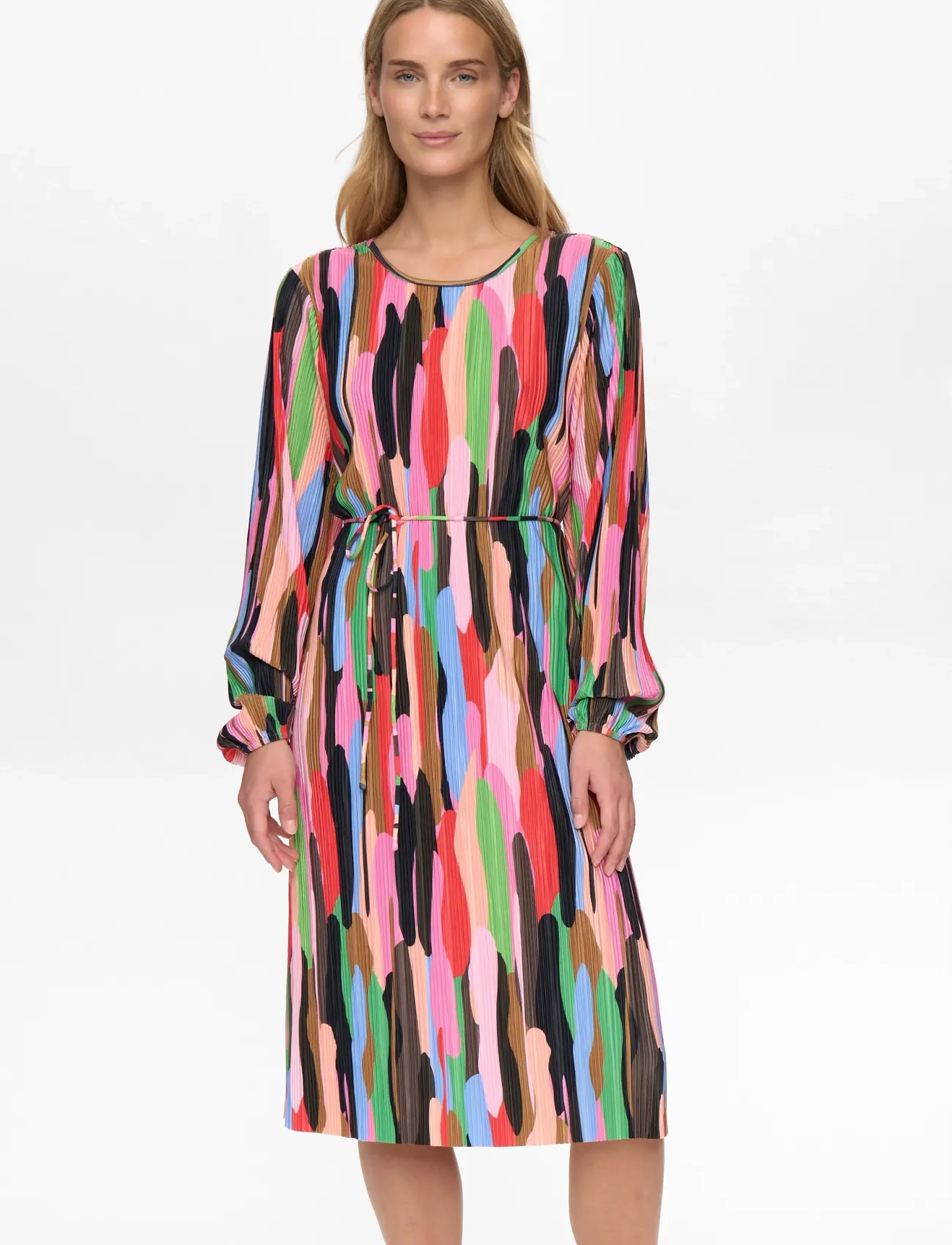 Nümph NUAMARA DRESS - Akcija - CAYENNE / multi