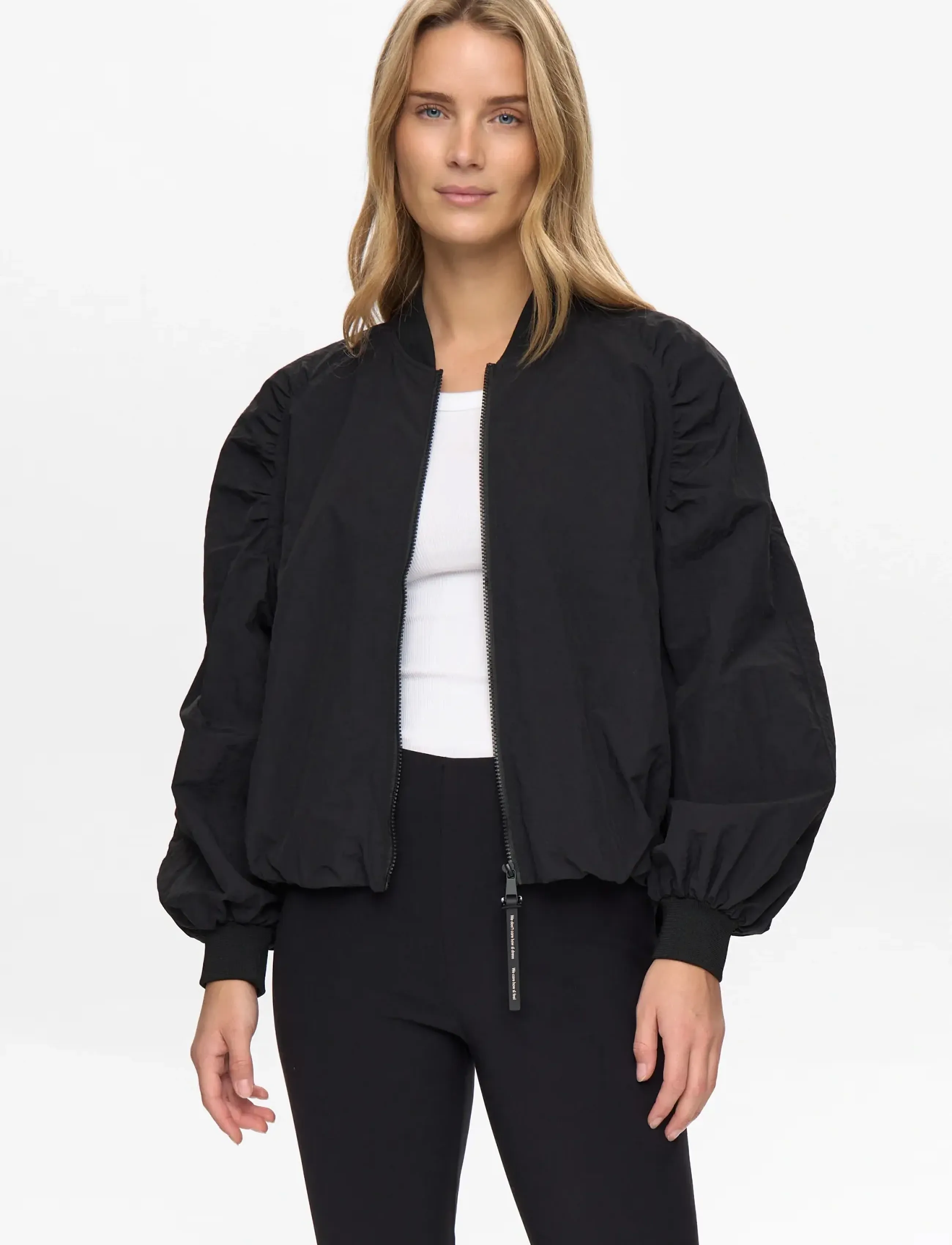 Nümph NUBOLINA JACKET - Kleidung - CAVIAR / black