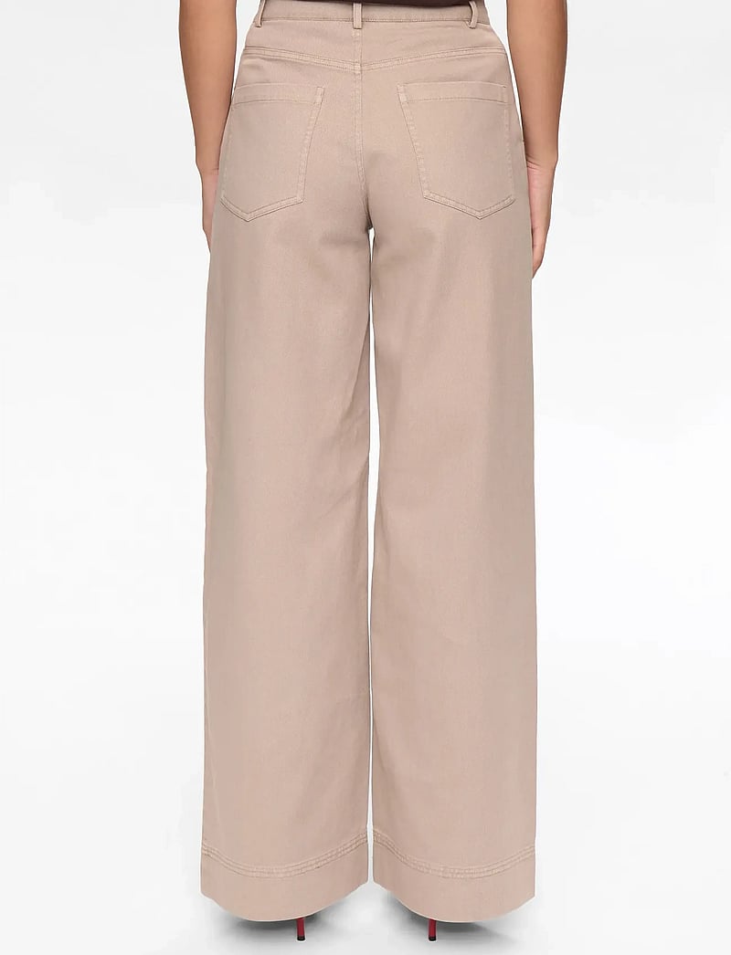Nümph - NUMARIAM PANTS - hosen mit weitem bein - mushroom - 3