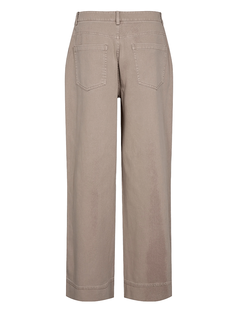 Nümph - NUMARIAM PANTS - hosen mit weitem bein - mushroom - 2