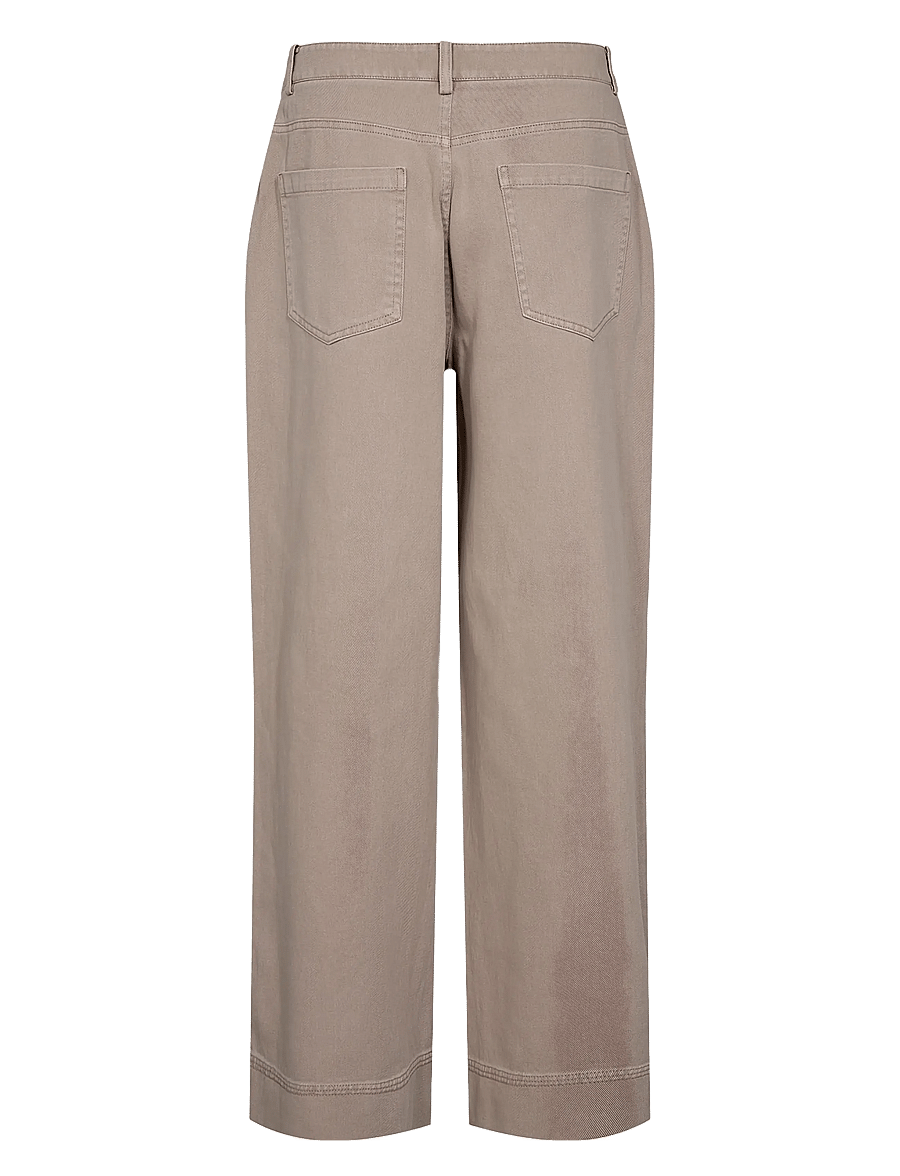 Nümph - NUMARIAM PANTS - hosen mit weitem bein - mushroom - 2