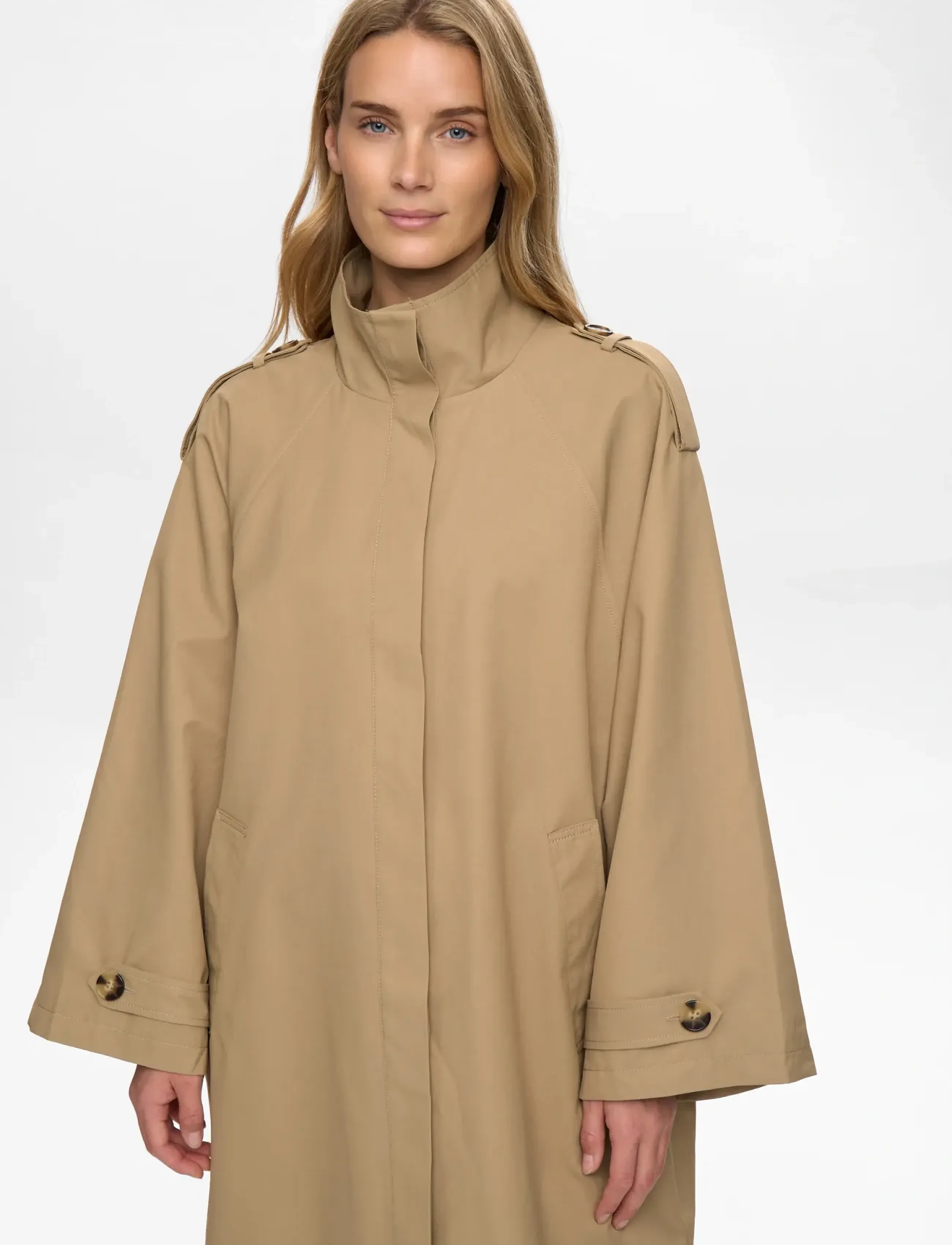 Nümph - NUFLORIAN COAT - trenchcoats - sesame - 4