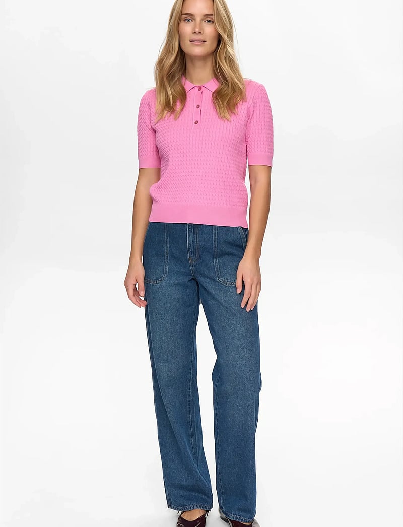 Nümph - NUALETTE POLO - polo marškinėliai - fuchsia pink - 0