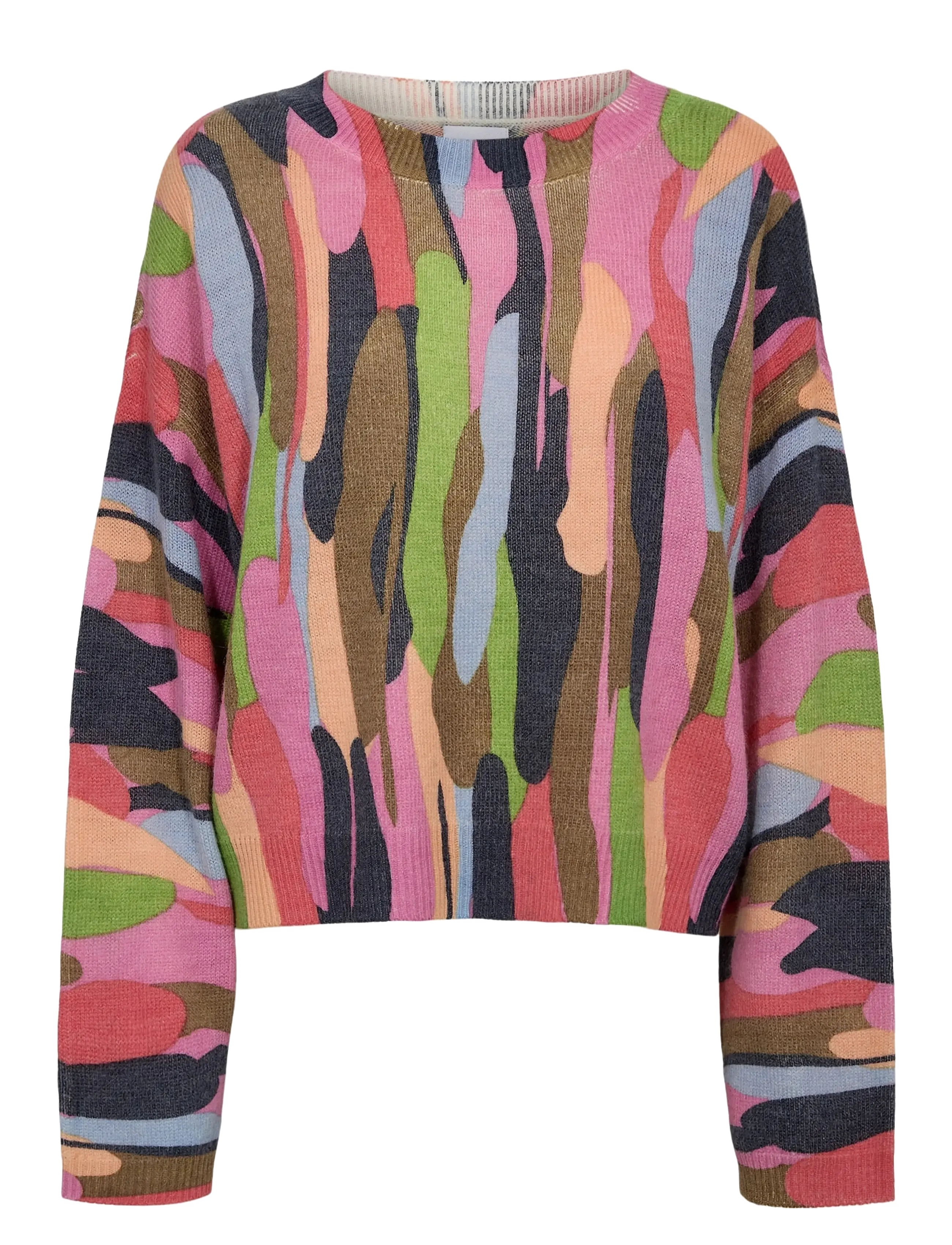 Nümph NUAMARA PULLOVER - Akcija - CAYENNE / multi