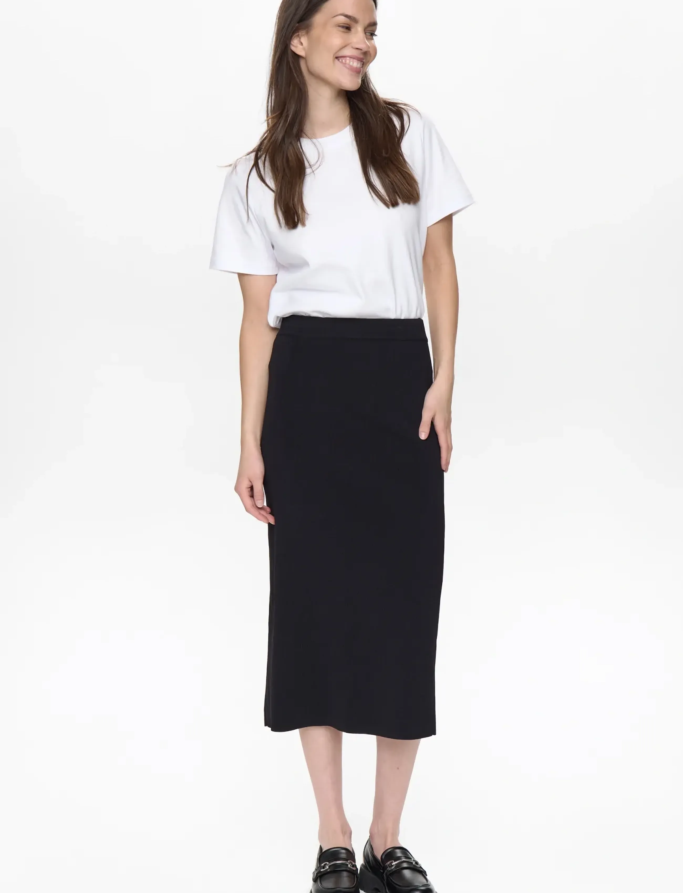 Nümph - NUFAYE SKIRT - kootud seelikud - caviar - 3