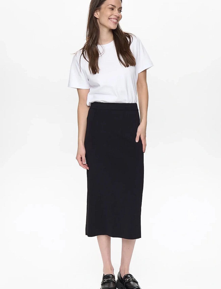 Nümph - NUFAYE SKIRT - strikkede nederdele - caviar - 3