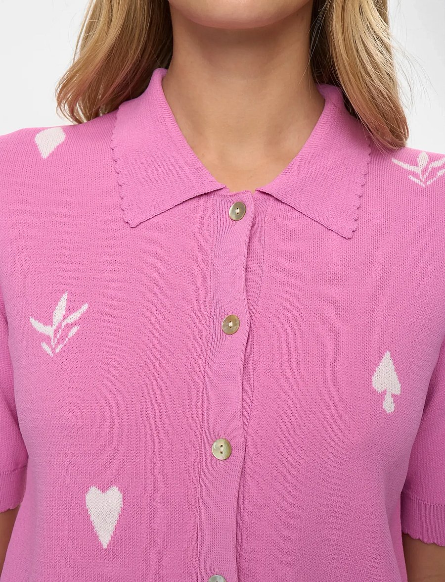Nümph - NUMALITTA CARDIGAN - cardigans - fuchsia pink - 4