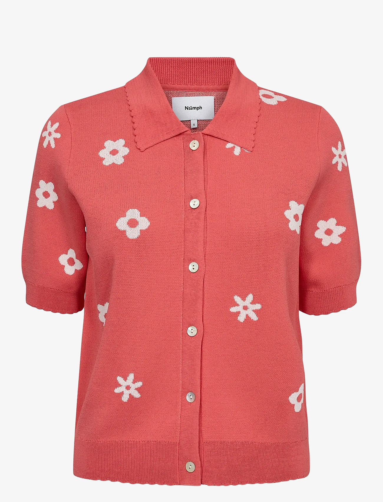 Nümph - NUMARGITTA CARDIGAN - cardigans - cayenne - 1