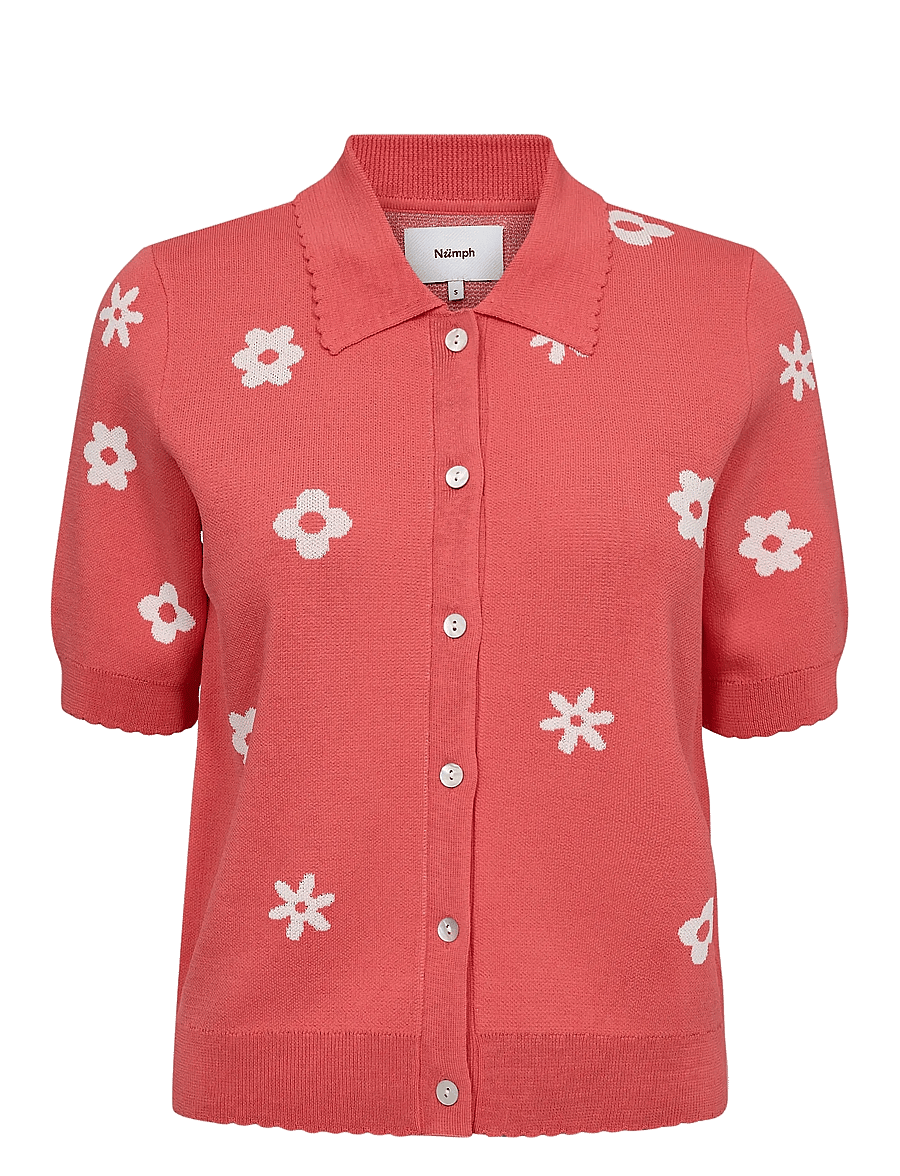 Nümph - NUMARGITTA CARDIGAN - cardigans - cayenne - 1