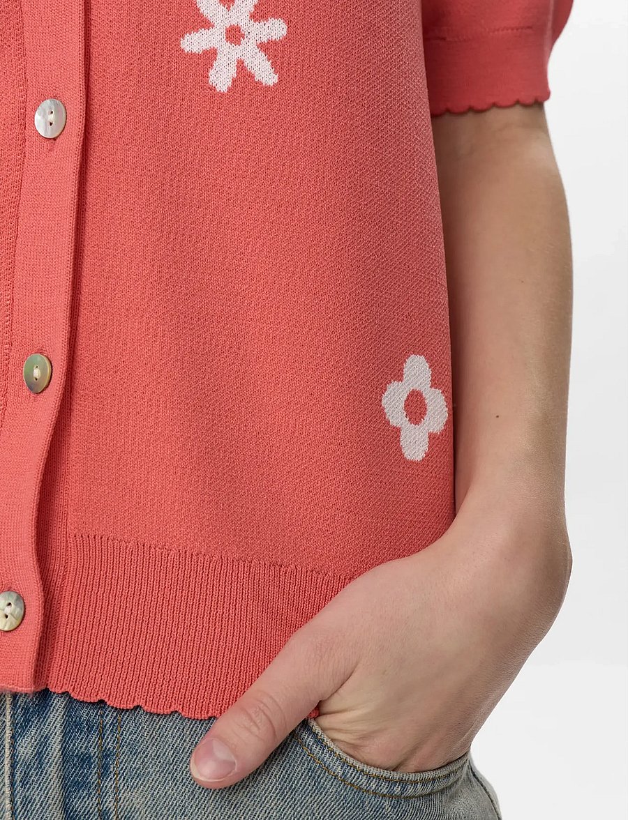 Nümph - NUMARGITTA CARDIGAN - cardigans - cayenne - 5