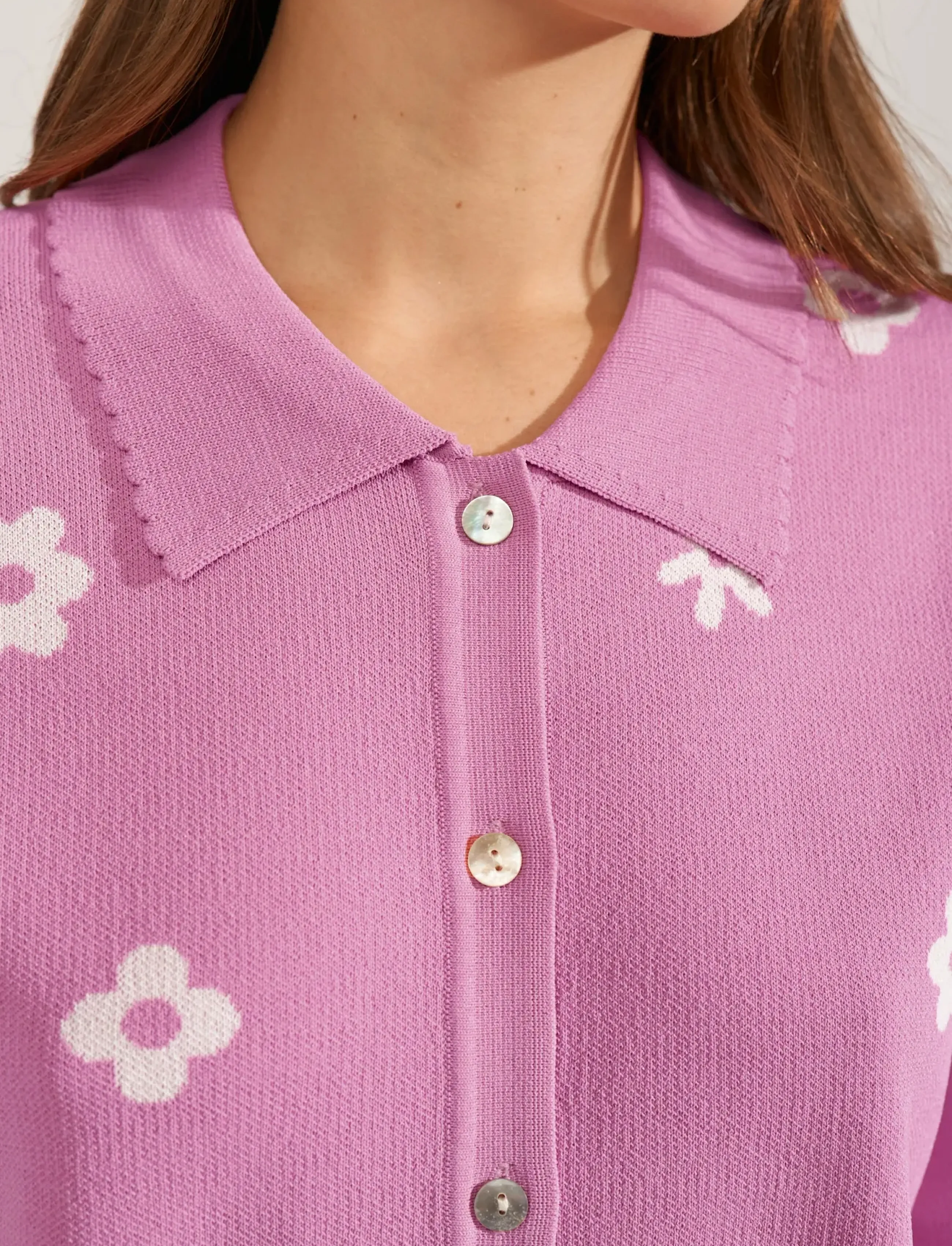 Nümph - NUMARGITTA CARDIGAN - cardigans - fuchsia pink - 4