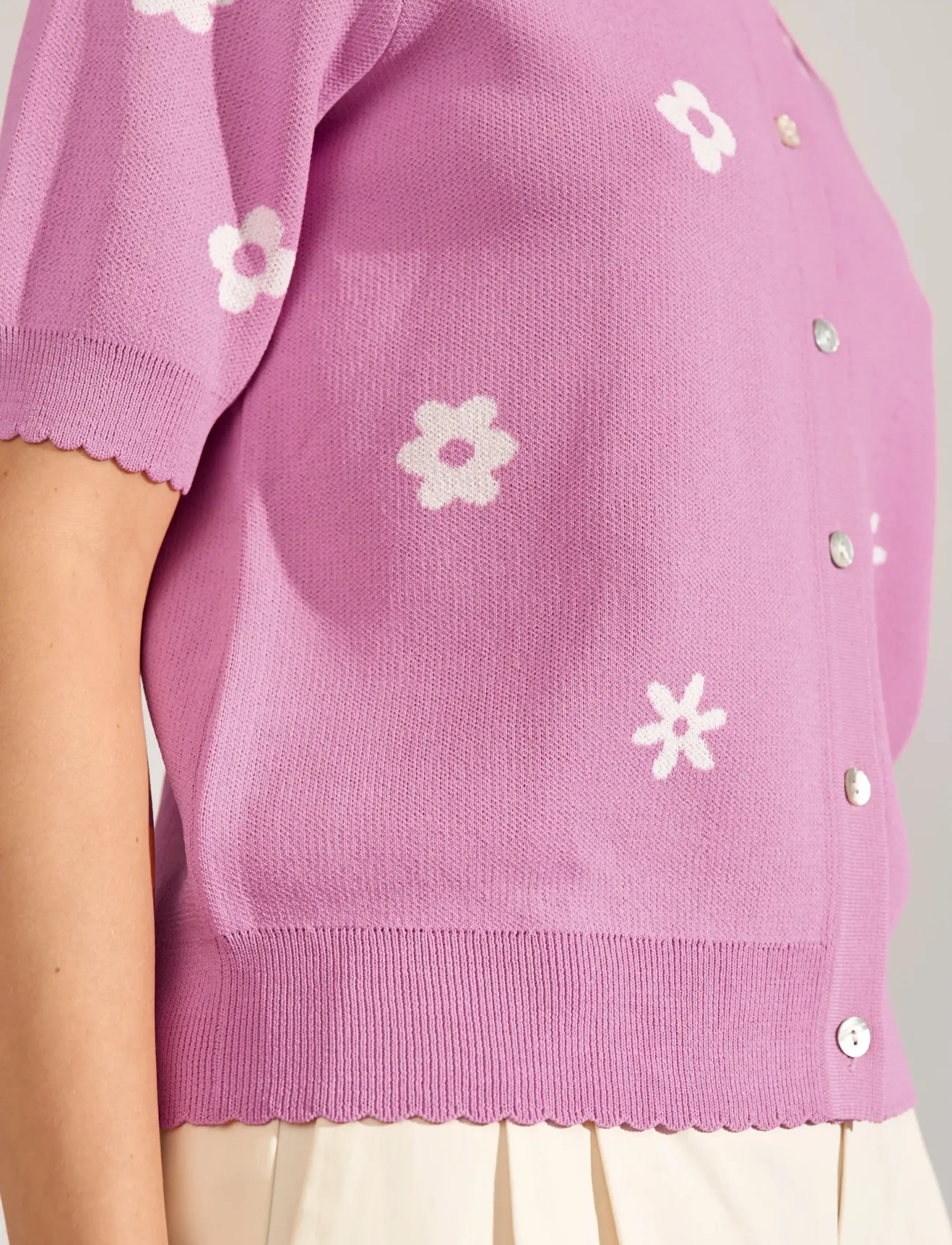 Nümph - NUMARGITTA CARDIGAN - cardigans - fuchsia pink - 5