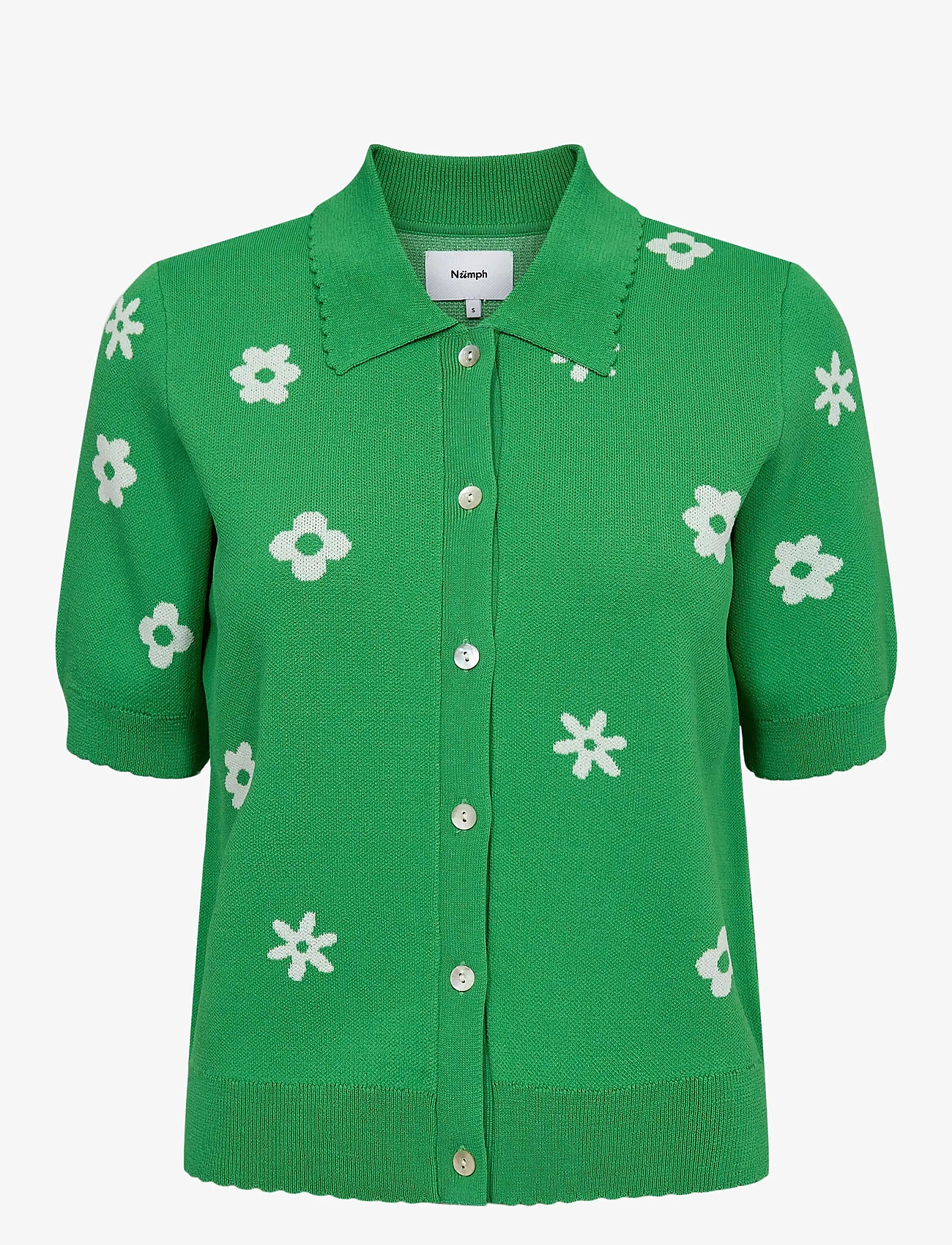 Nümph - NUMARGITTA CARDIGAN - koftor - vibrant green - 1