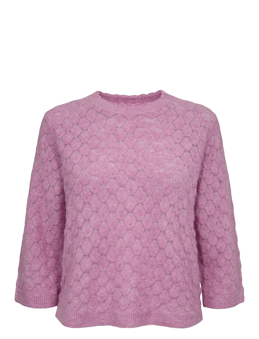 Nümph - NURIETTE LEAF POINTELLE PULLOVER - pullover - lilac sachet - 1