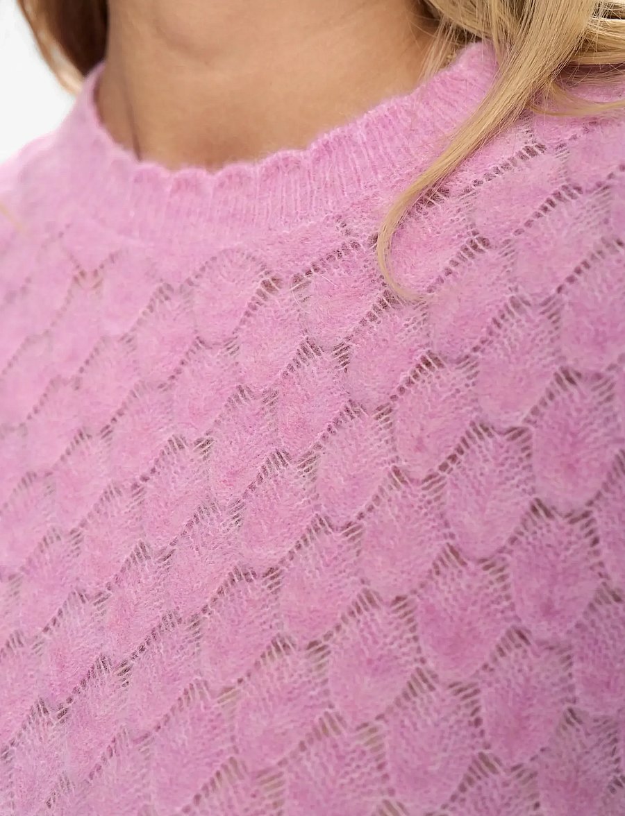 Nümph - NURIETTE LEAF POINTELLE PULLOVER - pullover - lilac sachet - 4