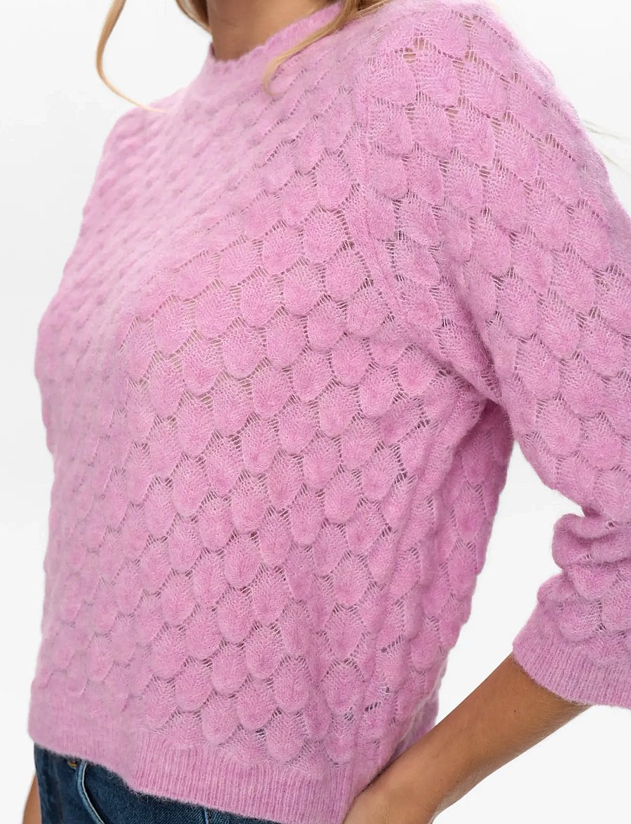 Nümph - NURIETTE LEAF POINTELLE PULLOVER - pullover - lilac sachet - 5