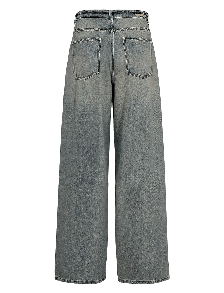 Nümph - NUBROOKLYN - HR WIDE TINTED JEANS - vida jeans - light tinted blue denim - 2