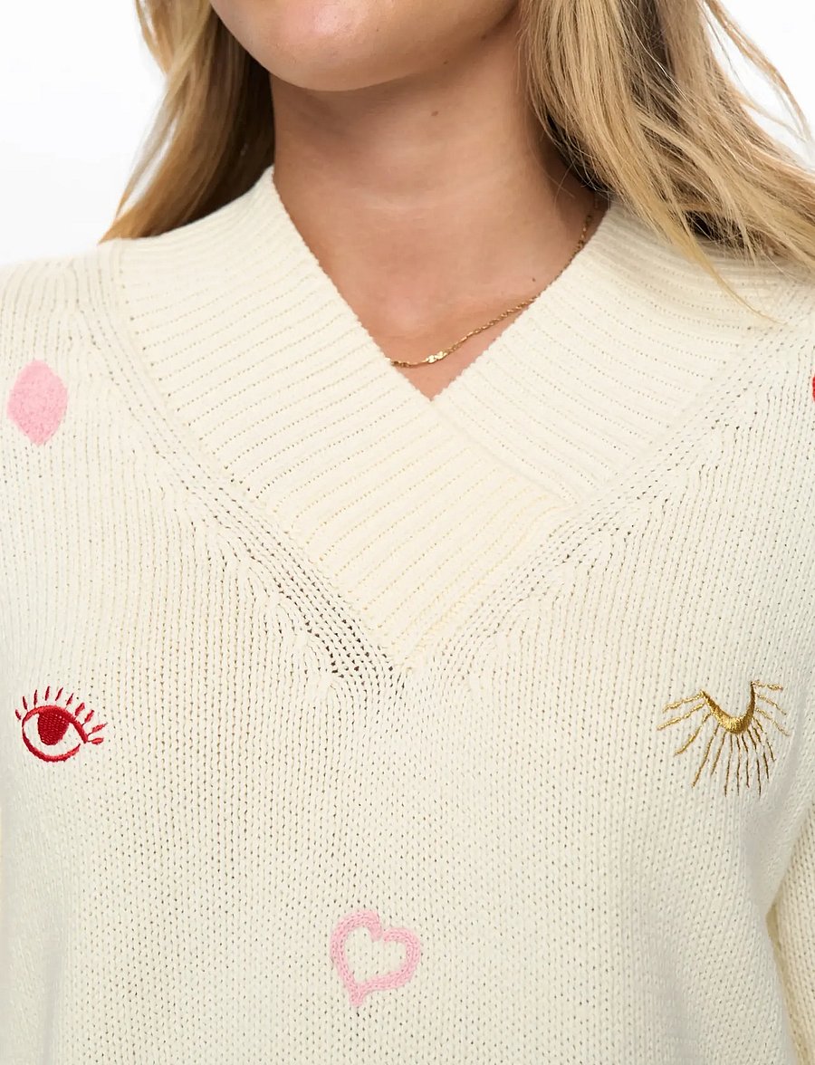 Nümph - NUSOLEIMA PULLOVER - gebreide truien - pristine - 4